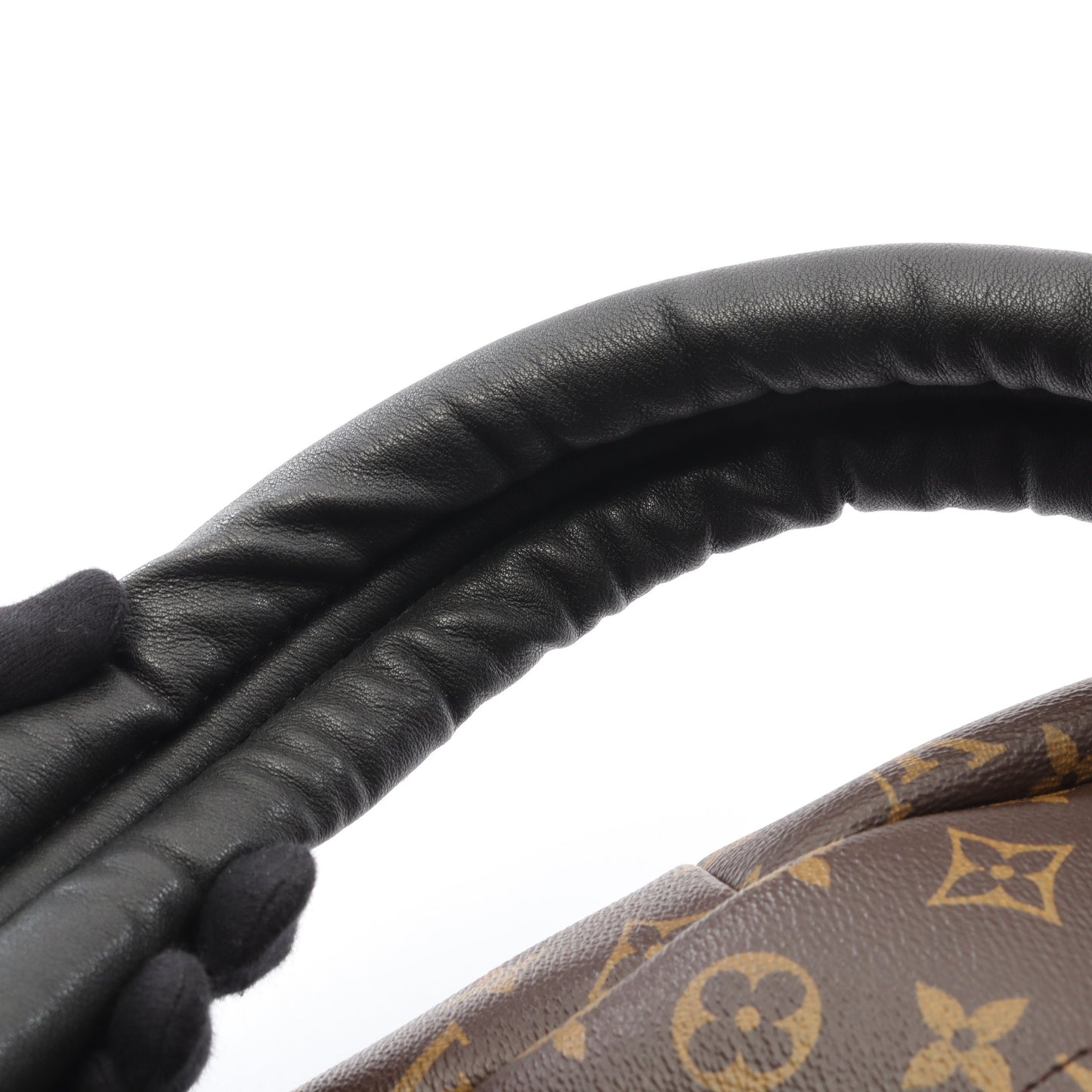 パームスプリングスPM モノグラム バックパック リュックサック PVC レザー ブラウン ブラック ルイヴィトン バッグ LOUIS VUITTON