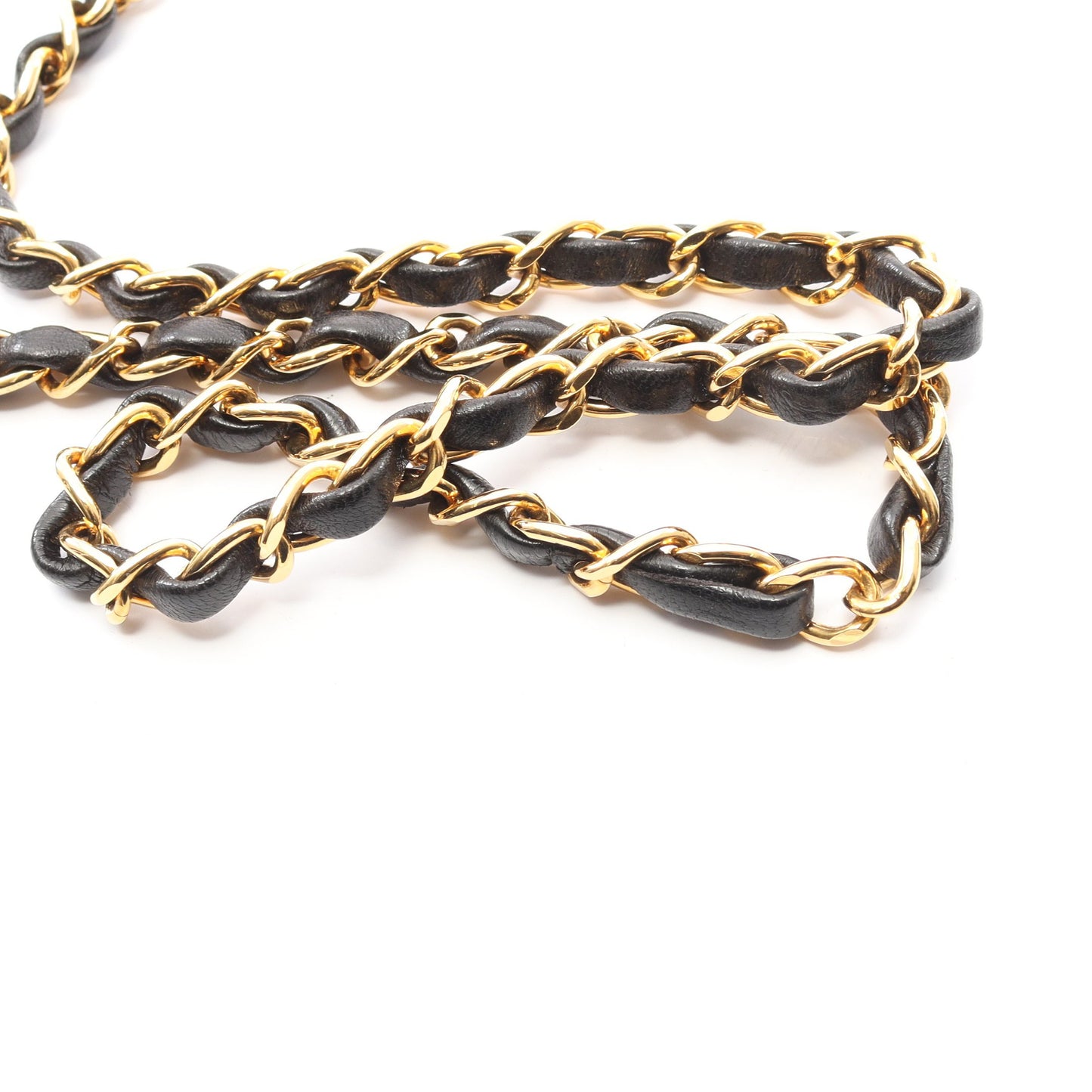 マトラッセ チェーンショルダーバッグ ラムスキン ブラック ゴールド金具 プッシュロック シャネル バッグ CHANEL