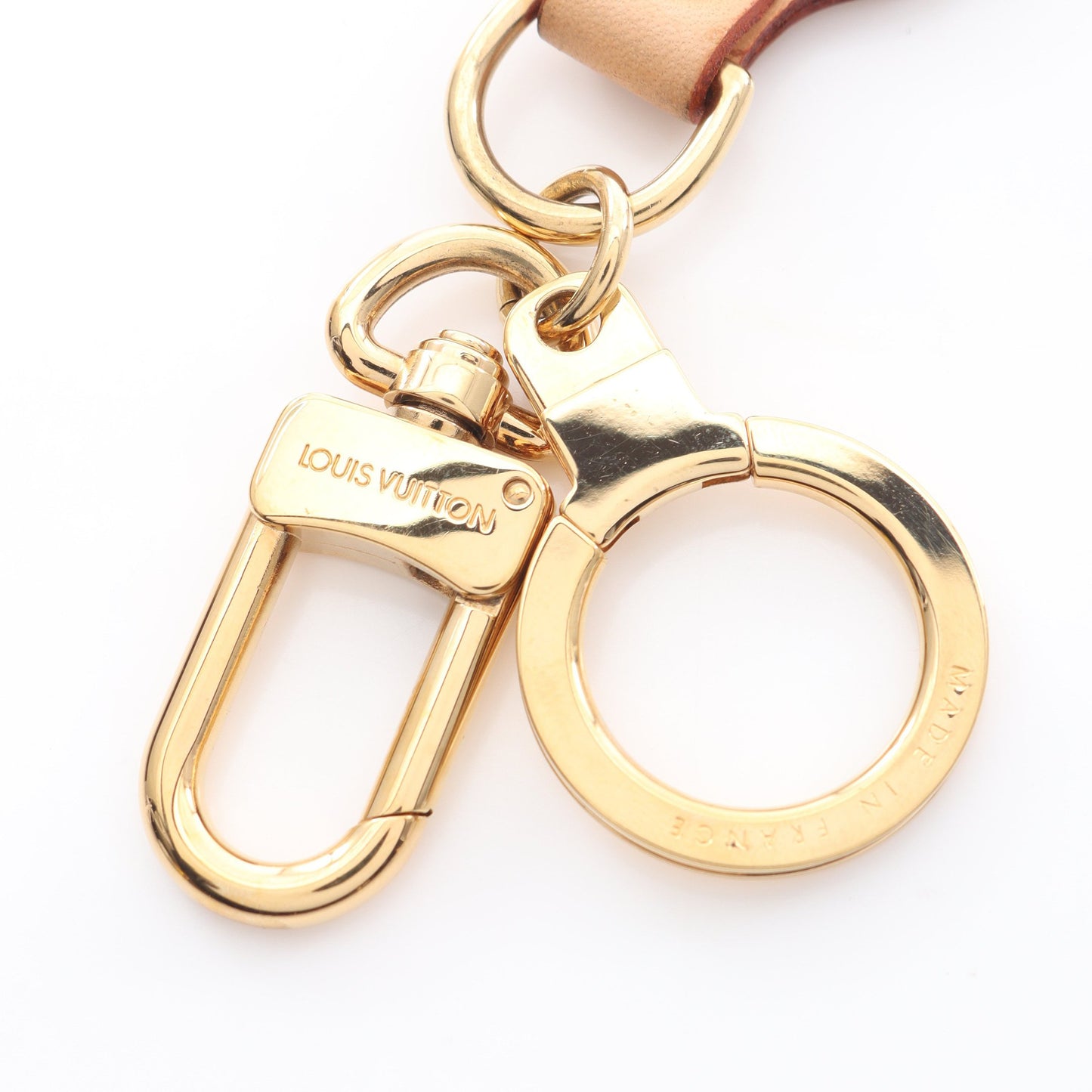 LV × TM ポルトクレ パンダ バッグチャーム キーホルダー レザー ベージュ 150周年記念 ルイヴィトン 財布・小物 LOUIS VUITTON
