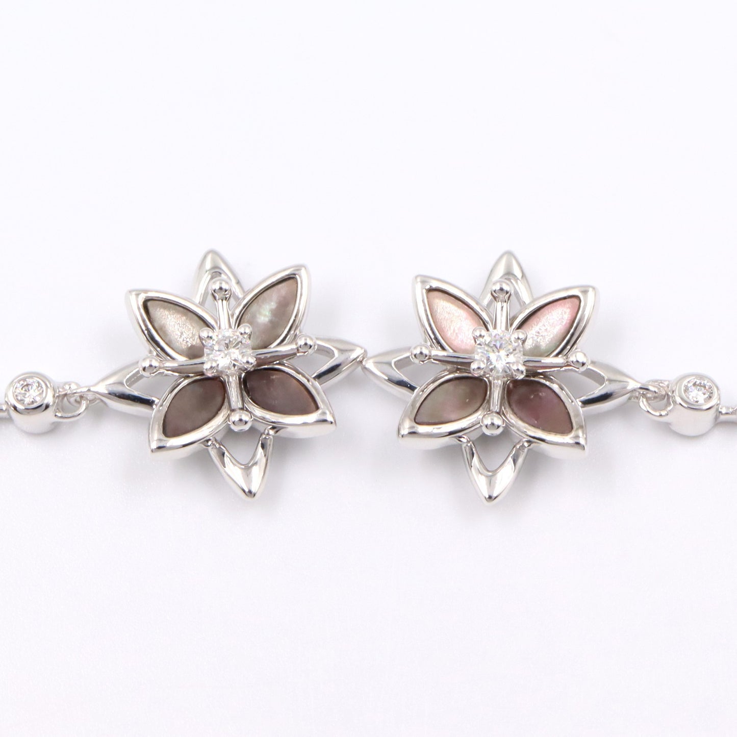 マザーオブパール ダイヤモンド ピアス ピアス K18WG ダイヤモンド マザーオブパール ホワイトゴールド クリア タサキ アクセサリー TASAKI