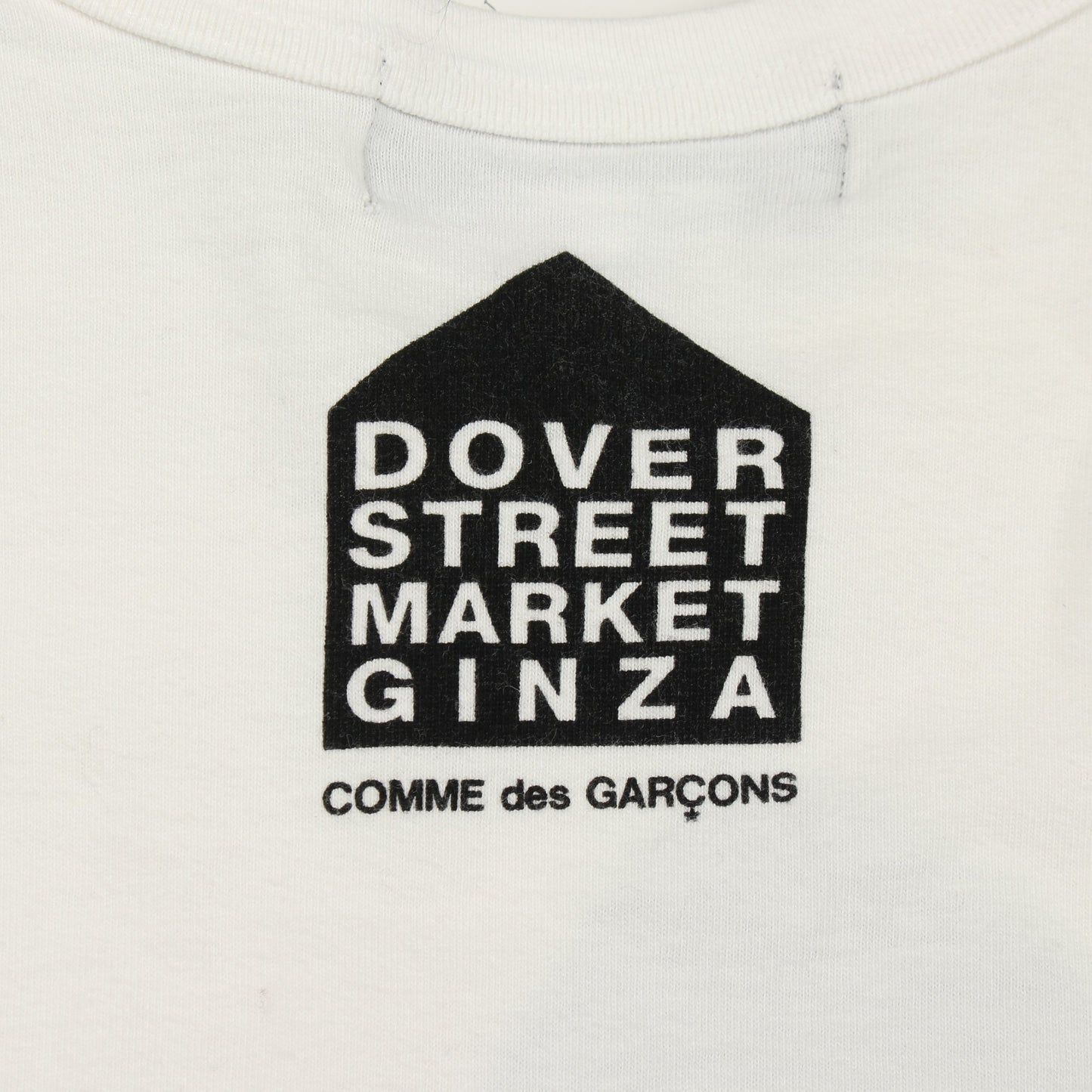 Comme des Garcons × Chrome Hearts × DOVER STREET MARKET 半袖Tシャツ クルーネック コットン ホワイト ブラック コムデギャルソン トップス Comme des Garcons