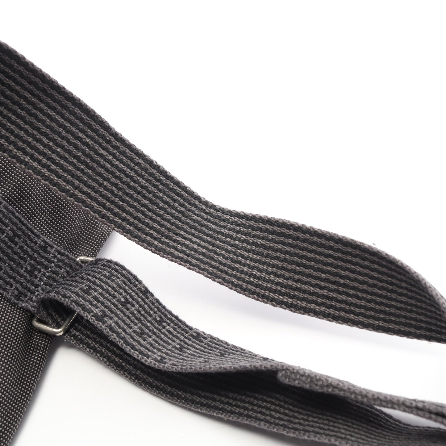 エールライン アドMM バックパック リュックサック ナイロンキャンバス ダークグレー シルバー金具 エルメス バッグ HERMES