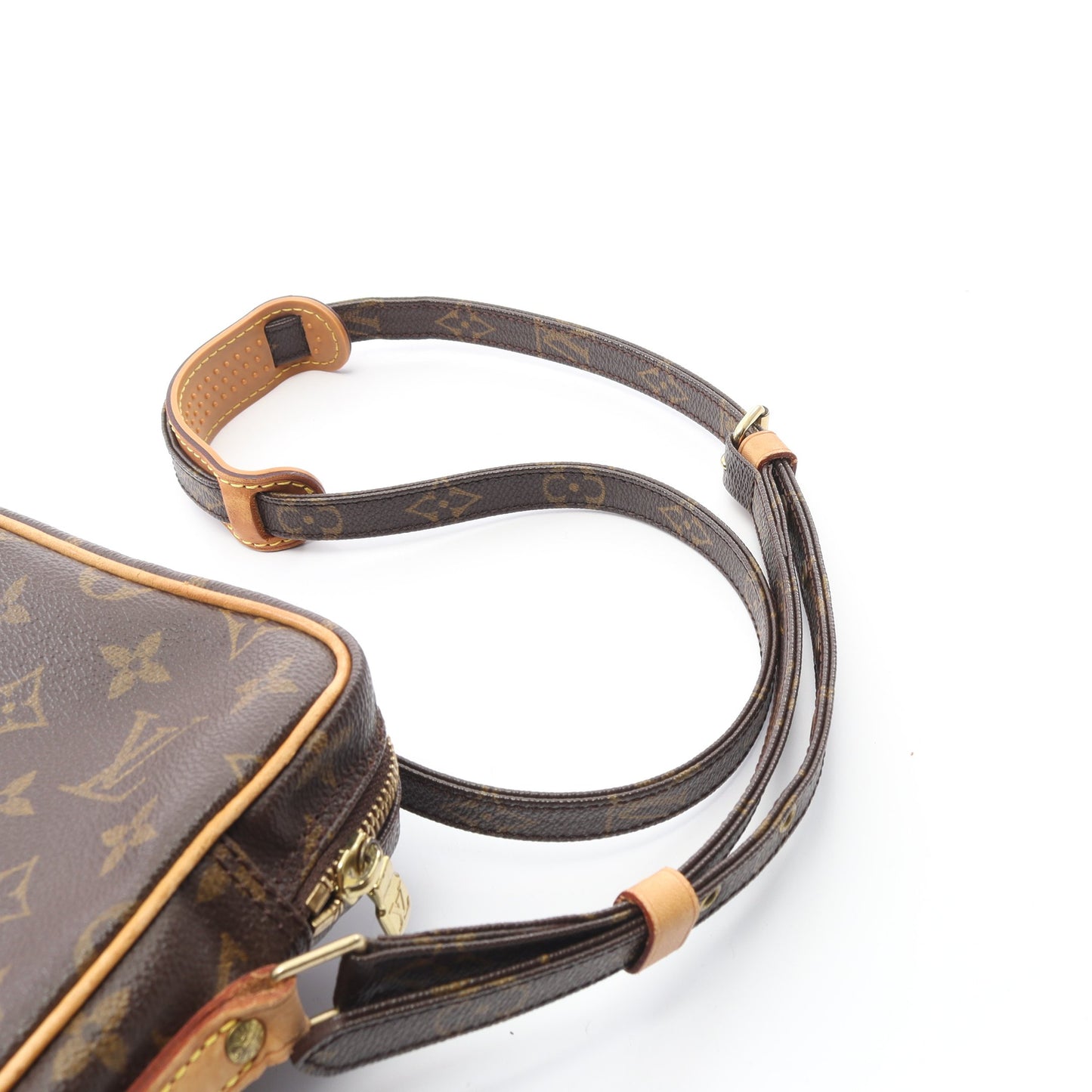 アマゾン モノグラム ショルダーバッグ PVC レザー ブラウン ルイヴィトン バッグ LOUIS VUITTON