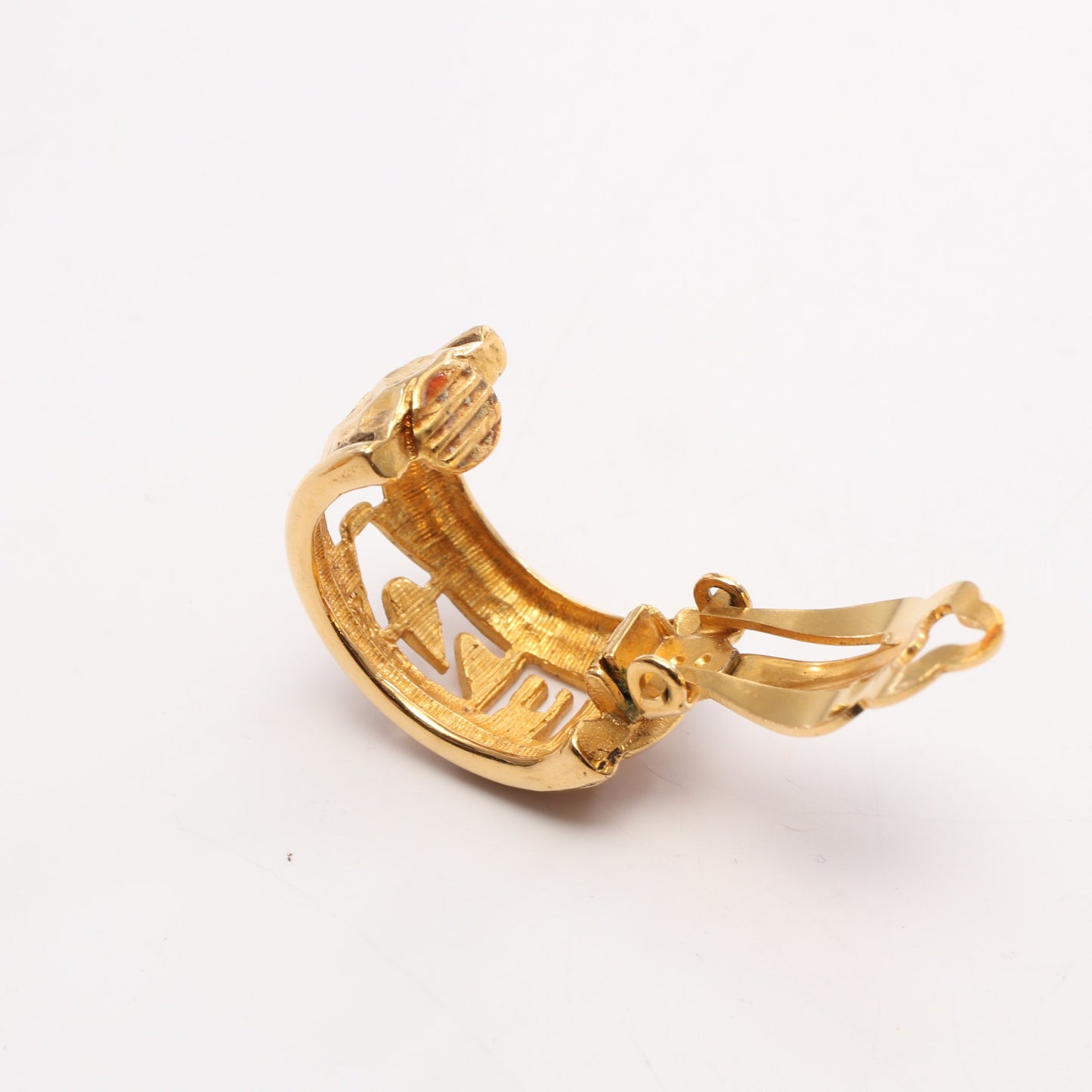 ロゴ イヤリング GP ゴールド ヴィンテージ シャネル アクセサリー CHANEL
