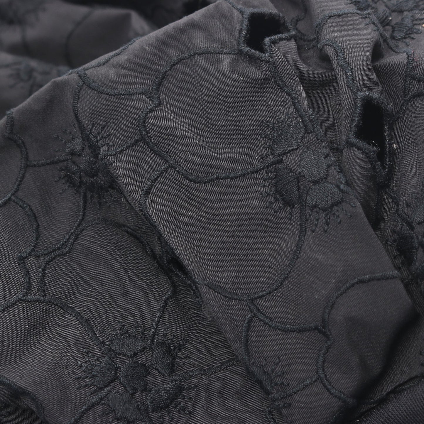 MONCLER GENIUS 4 SIMONE ROCHA フローラル刺繍切替 カットソー コットン ブラック モンクレール トップス MONCLER