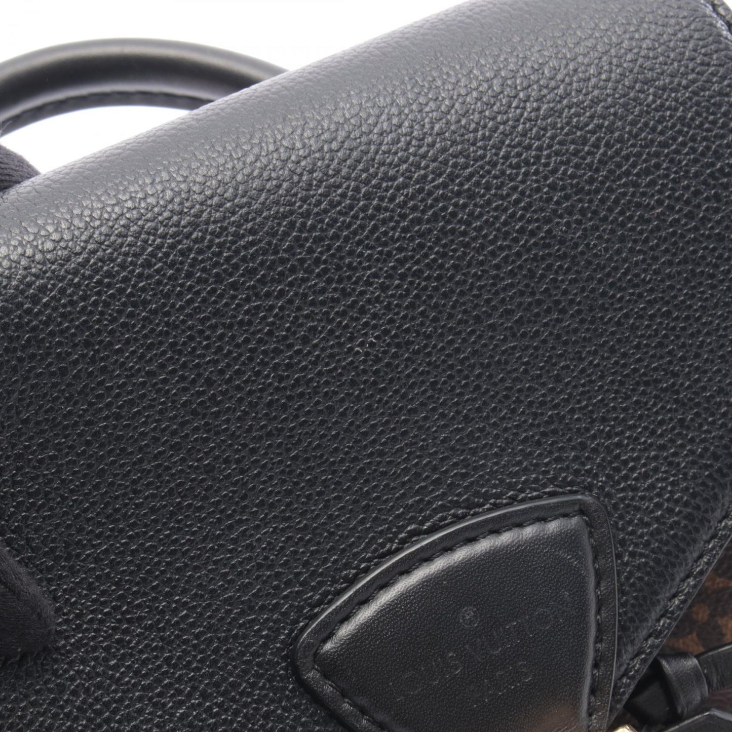 モンスリ NM PM モノグラム バックパック リュックサック PVC レザー ブラウン ブラック ルイヴィトン バッグ LOUIS VUITTON