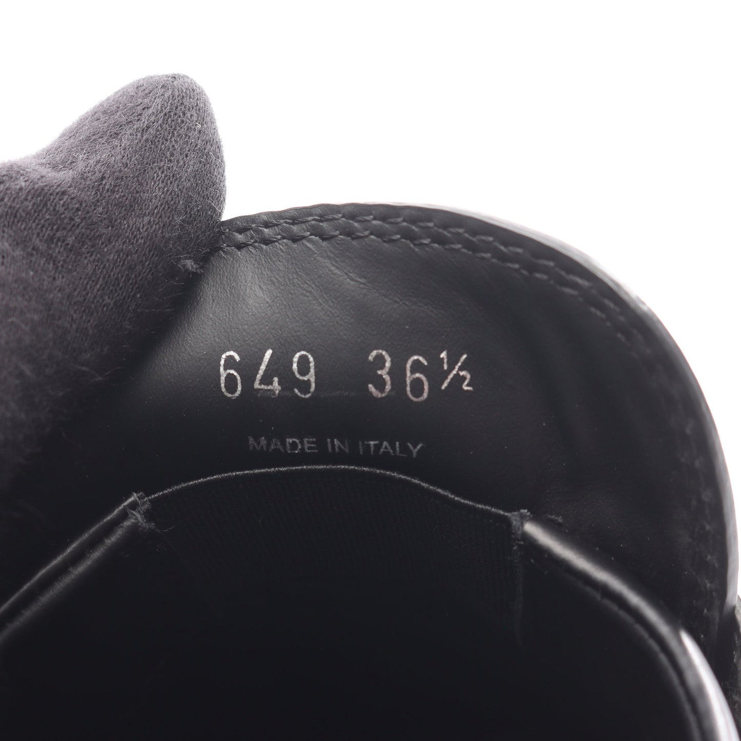 モノリス ブラッシュドレザー ローファー レザー ブラック プラダ シューズ PRADA
