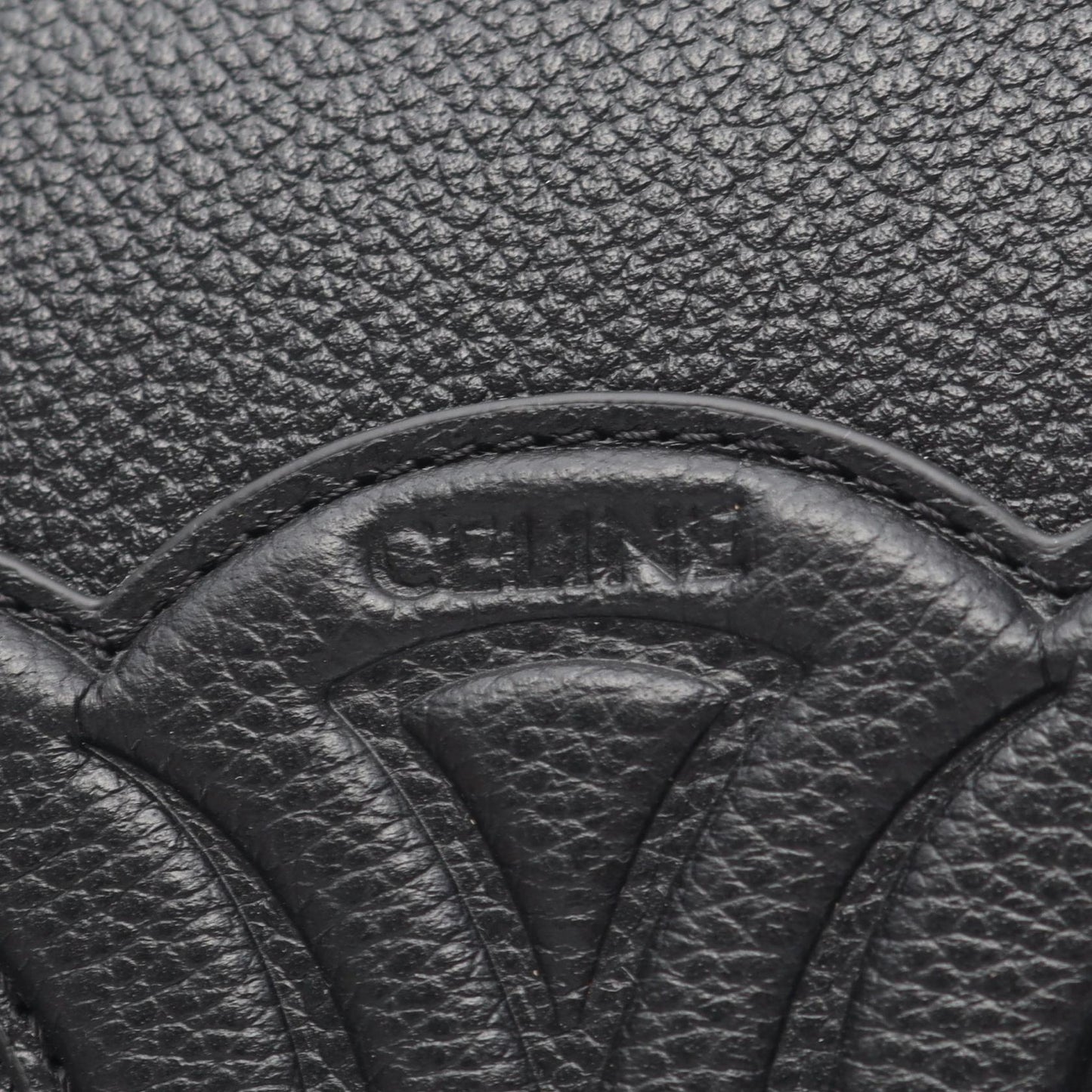 スモール カバ アナイス キュイル トリオンフ ショルダーバッグ トートバッグ レザー ブラック セリーヌ バッグ CELINE