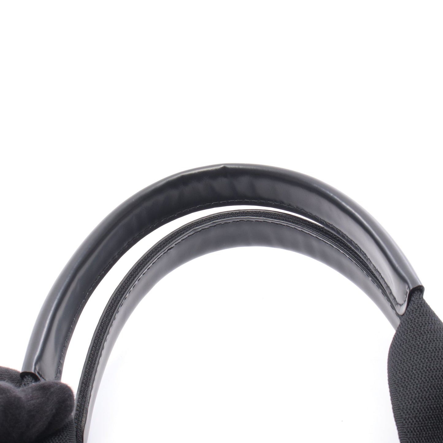 NAVY CABAS NEW M ネイビーカバ ハンドバッグ トートバッグ キャンバス レザー ブラック バレンシアガ バッグ BALENCIAGA