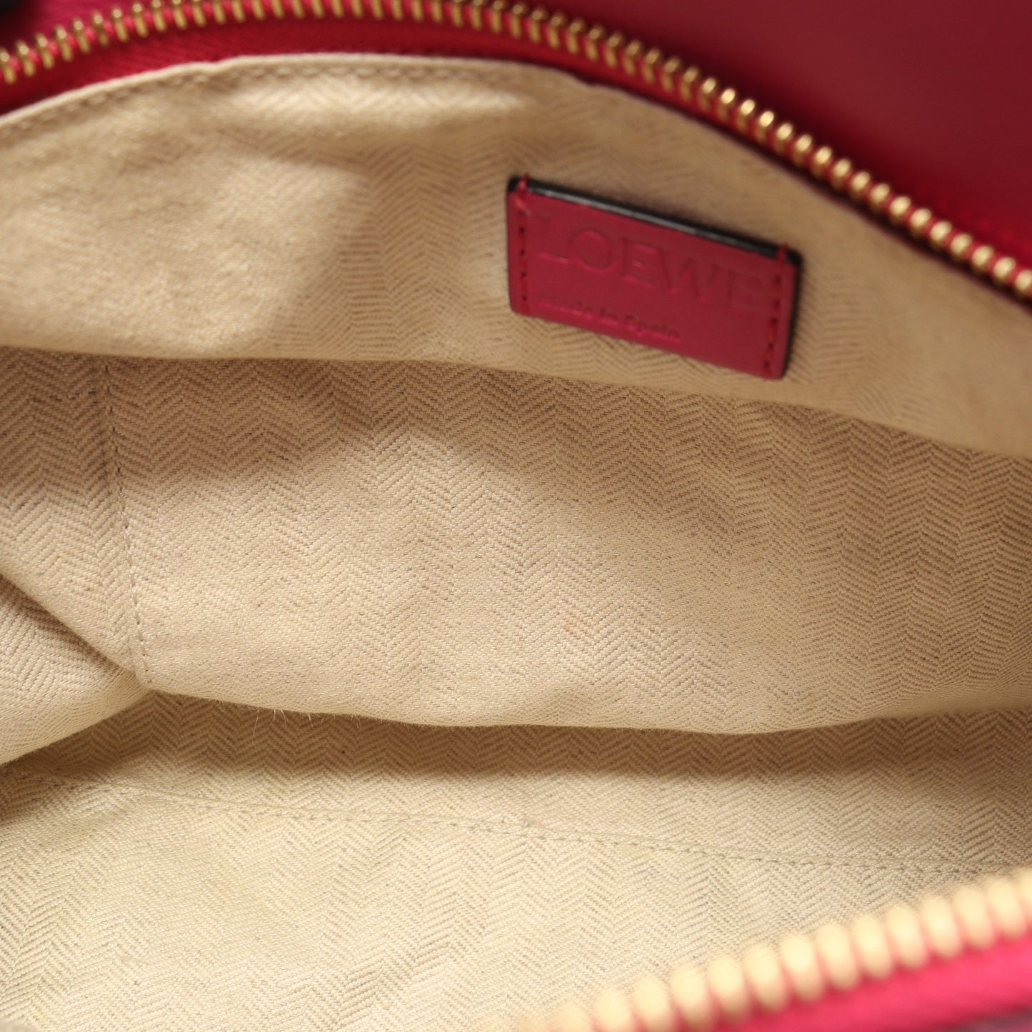 パズルバッグ ミディアム ハンドバッグ レザー ピンクパープル 2WAY ロエベ バッグ LOEWE