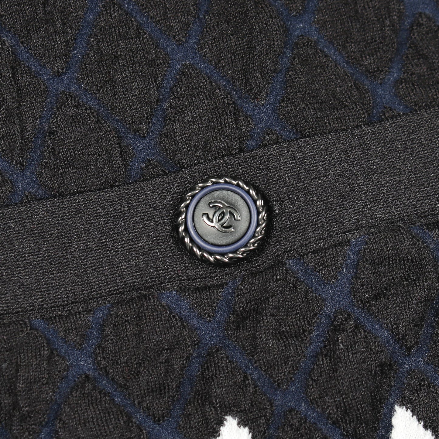 ココマーク ニットワンピース カシミヤ ウール ブラック ネイビー ジップアップ シャネル ワンピース CHANEL