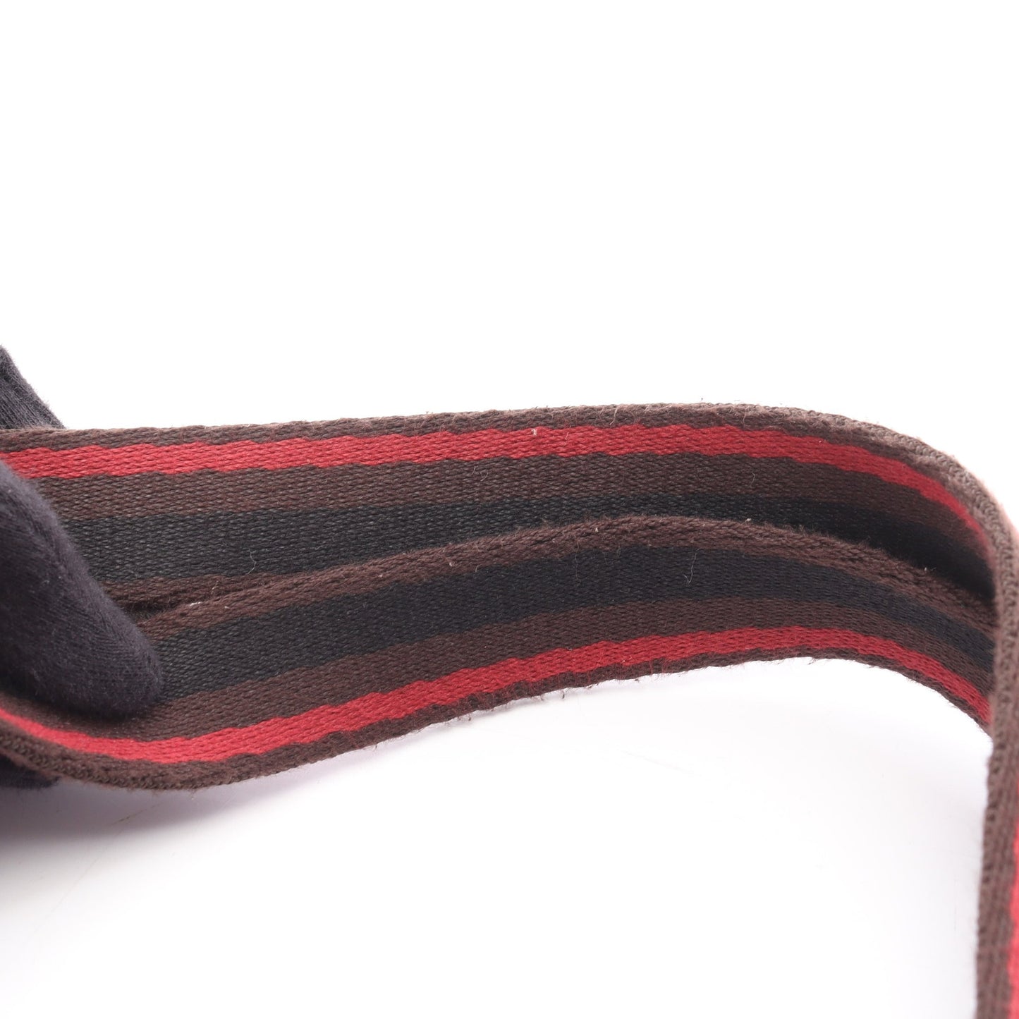 トロカオリゾンタルMM ハンドバッグ トートバッグ キャンバス レッド ダークブラウン ブラック シルバー金具 エルメス