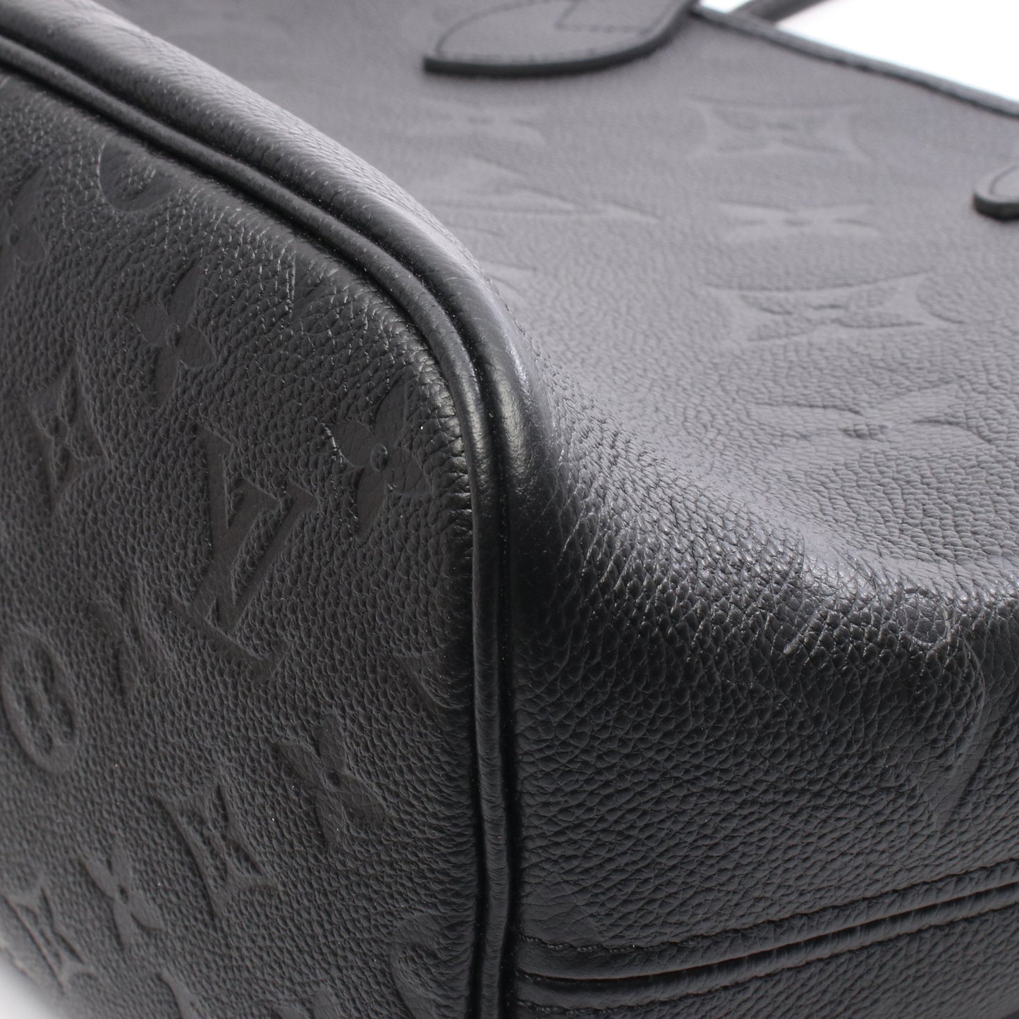 ネヴァーフルMM モノグラムアンプラント ノワール ショルダーバッグ トートバッグ レザー ブラック ルイヴィトン バッグ LOUIS VUITTON