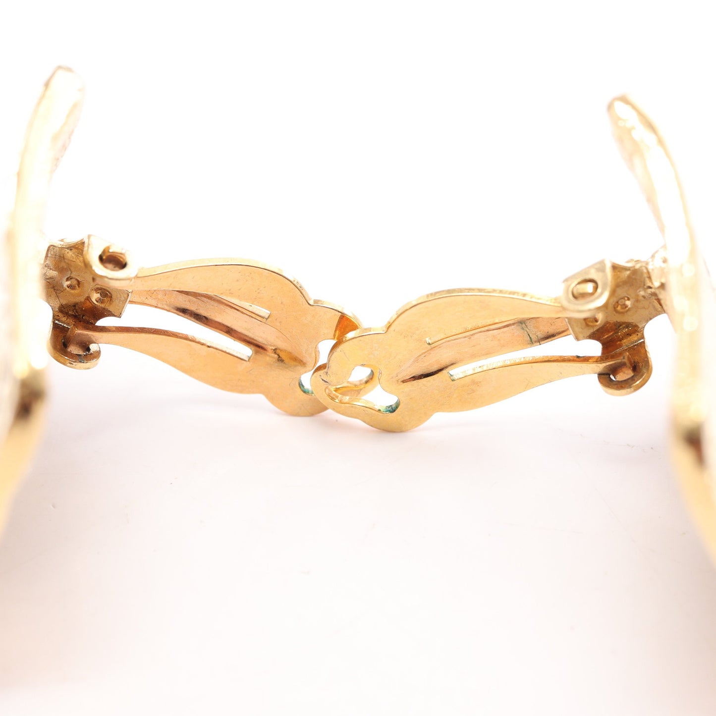 ロゴ イヤリング GP ゴールド イヴサンローラン アクセサリー YVES SAINT LAURENT