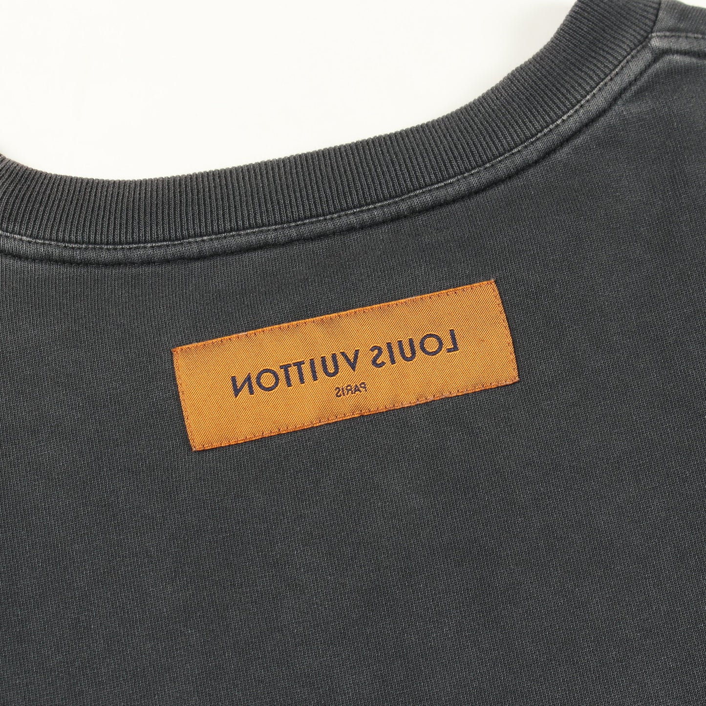 インサイドアウト STAPLES EDITION オーバーサイズ 半袖Tシャツ クルーネック コットン グレー ルイヴィトン トップス LOUIS VUITTON
