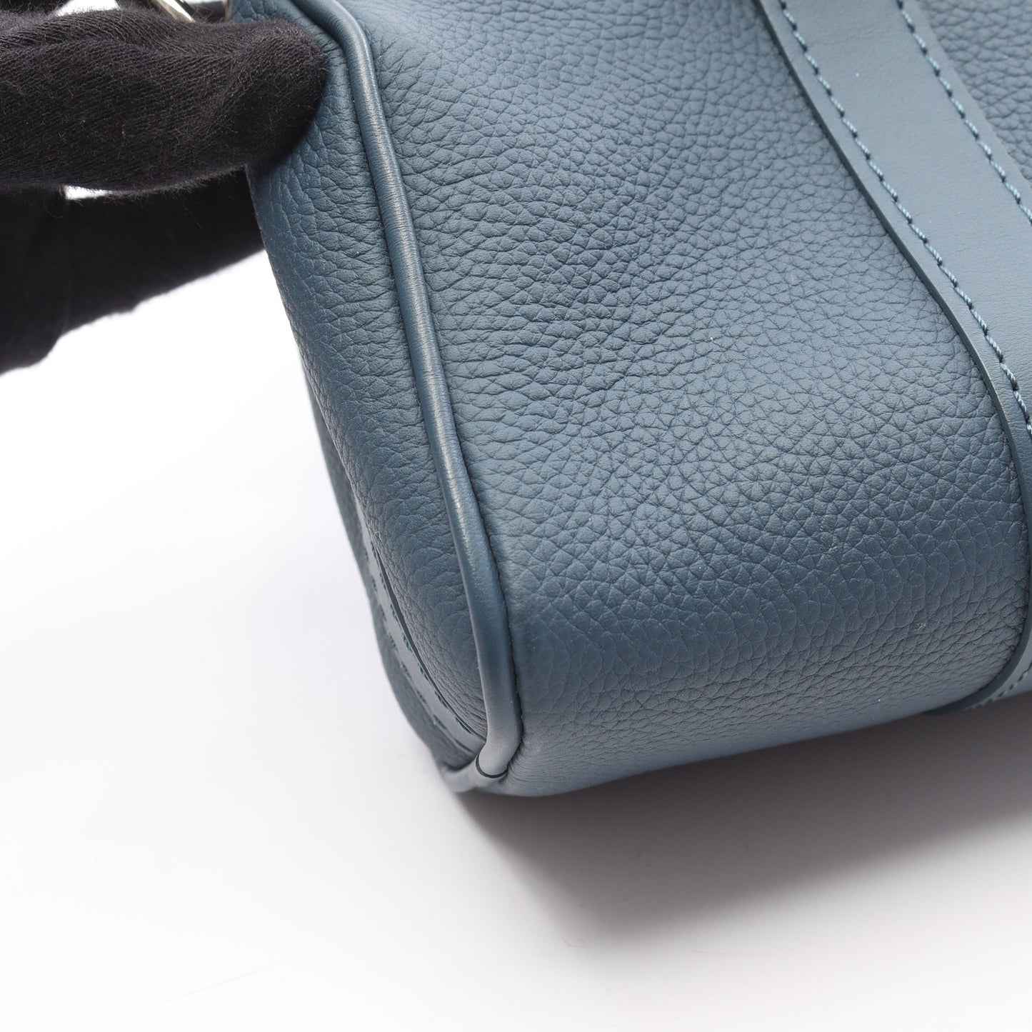 キーポルXS LVアエログラム ハンドバッグ レザー ブルー 2WAY ルイヴィトン バッグ LOUIS VUITTON