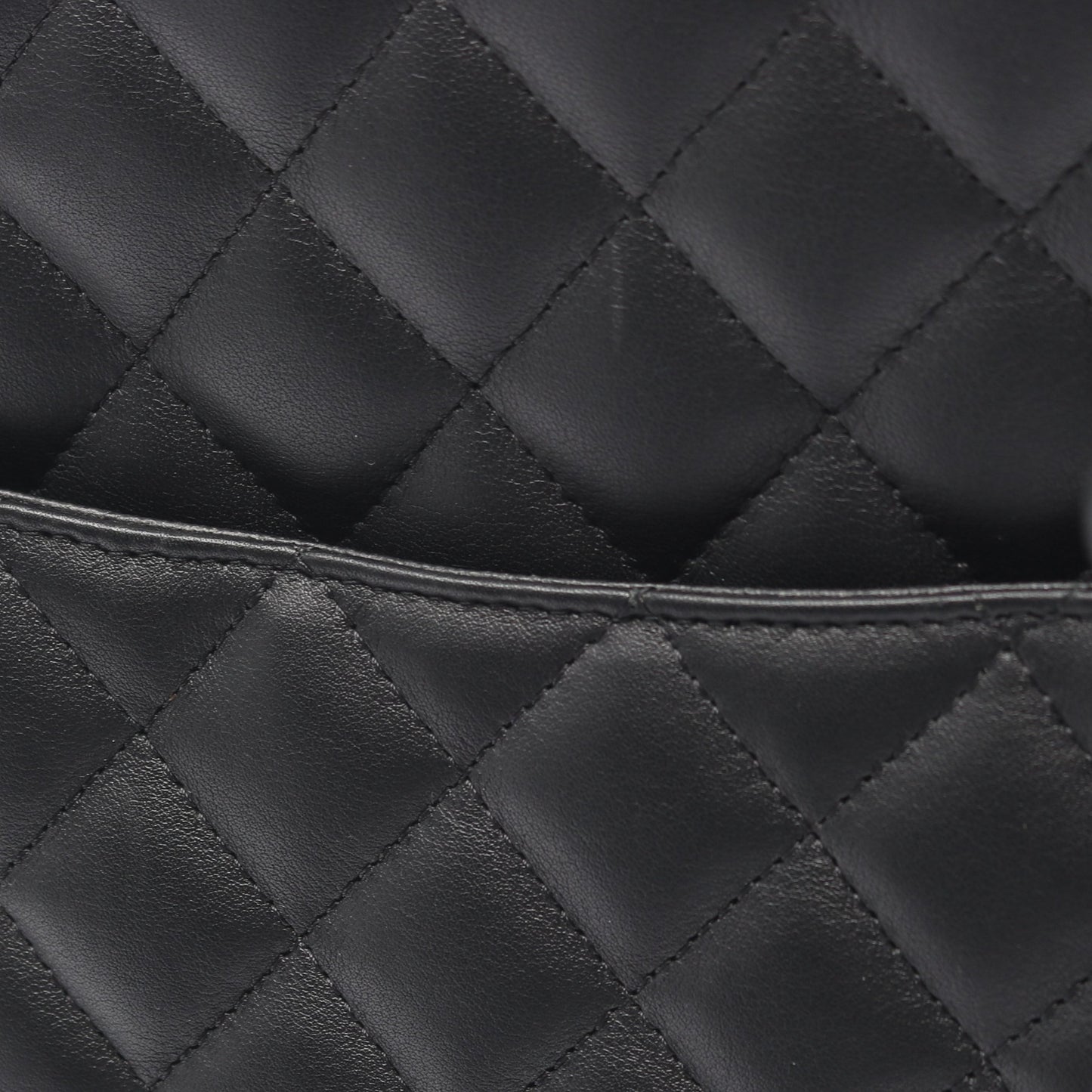カンボンライン ラージ ショルダーバッグ トートバッグ レザー エナメルレザー ブラック シルバー金具 シャネル バッグ CHANEL
