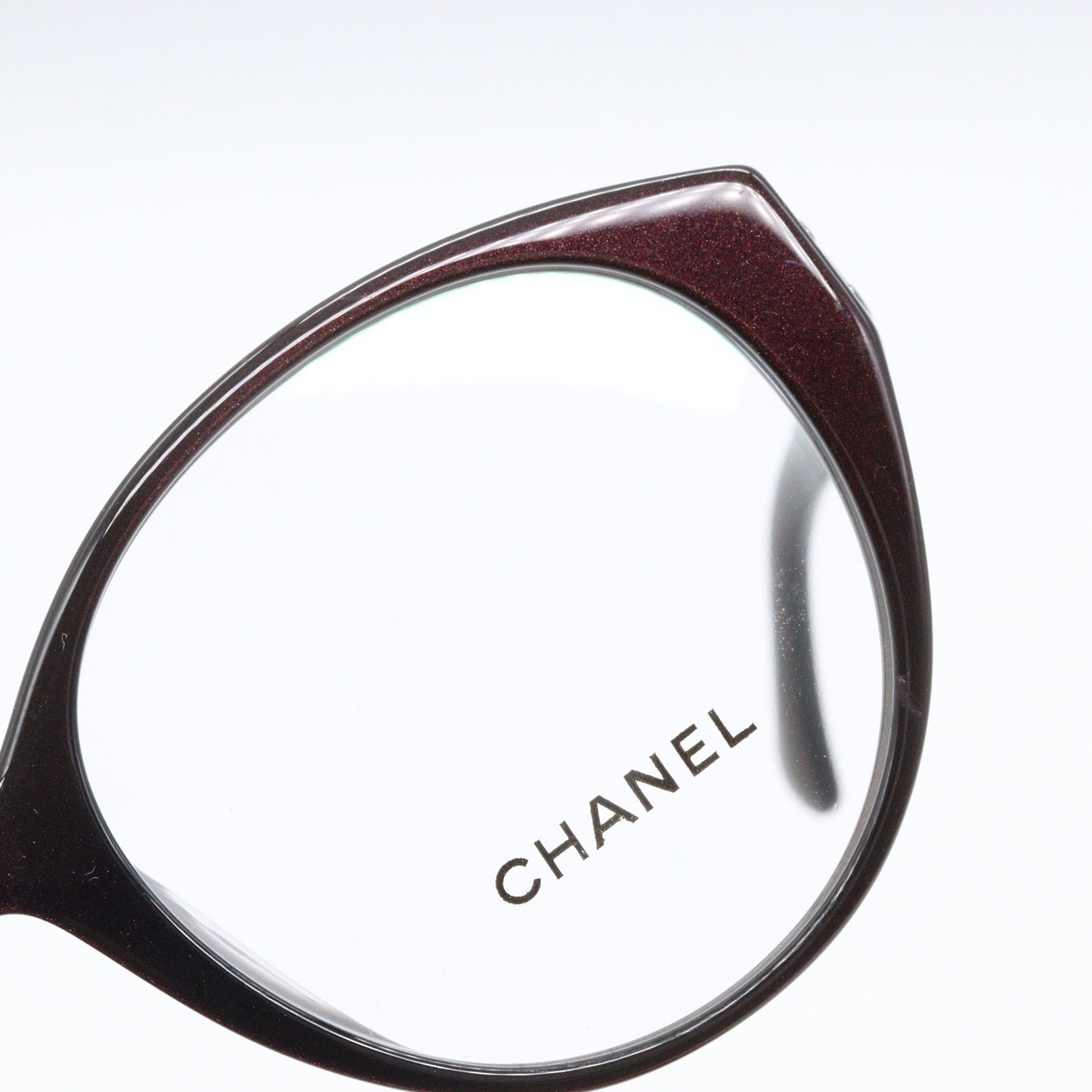伊達メガネ メガネ 眼鏡 ダークパープル シャネル 財布・小物 CHANEL