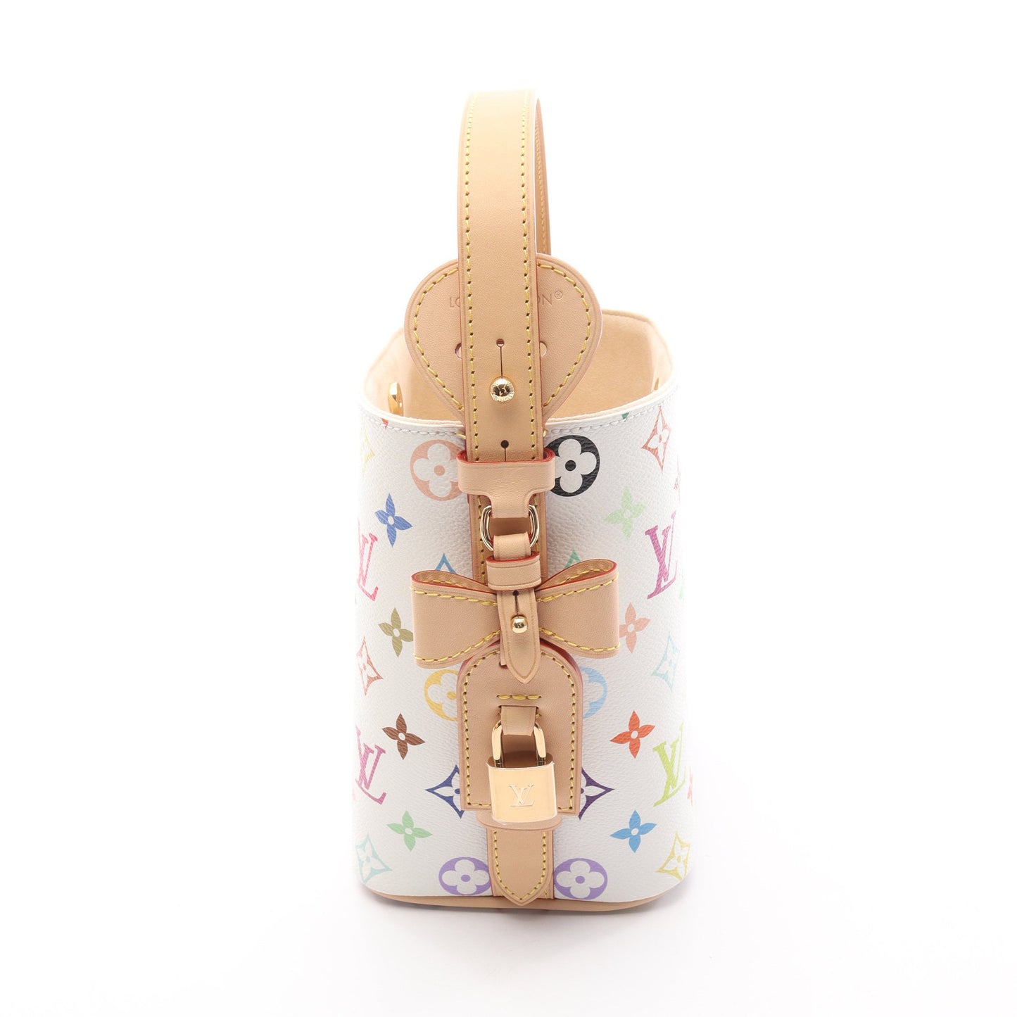 LV × TM オールインBB モノグラムマルチカラー ハンドバッグ PVC レザー ホワイト マルチカラー 2WAY ルイヴィトン バッグ LOUIS VUITTON