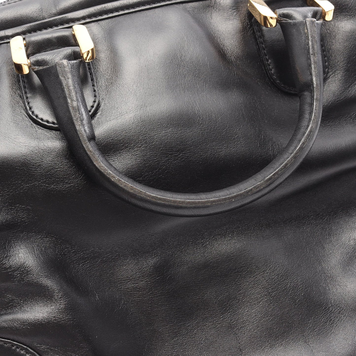 アマソナ32 ハンドバッグ レザー ブラック ロエベ バッグ LOEWE