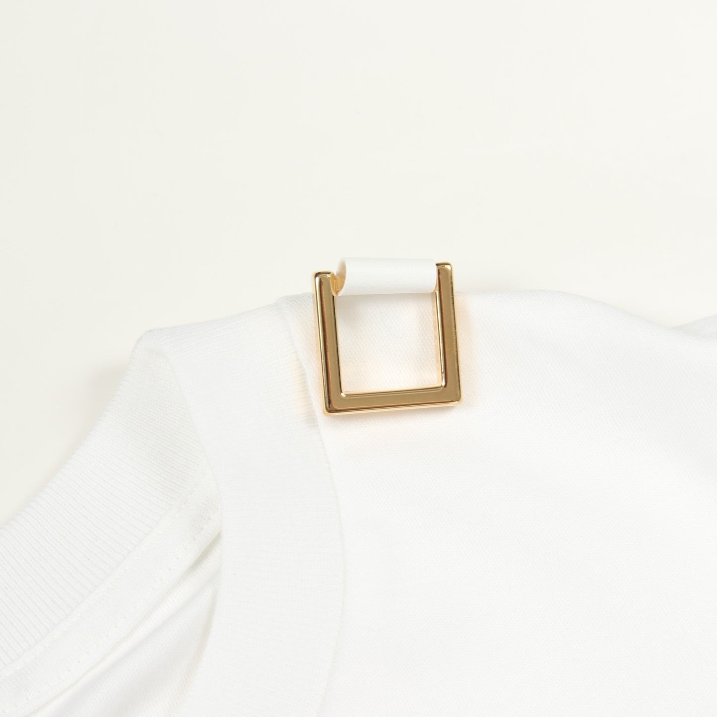 モノグラム スカーフ 半袖Tシャツ コットン ホワイト ルイヴィトン トップス LOUIS VUITTON