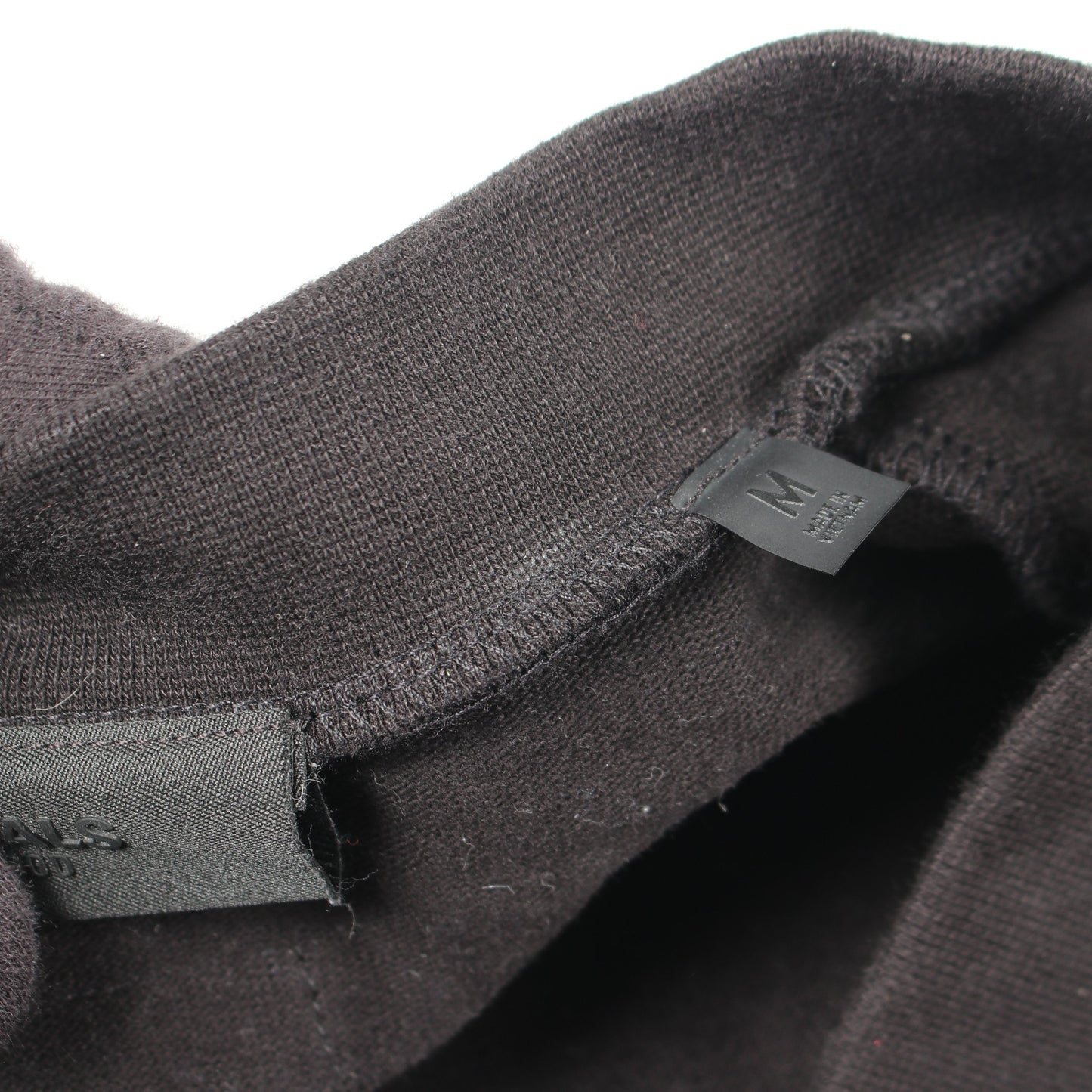 Vネック ロゴ 半袖Tシャツ コットン ブラック エフオージーエッセンシャルズ トップス FOG ESSENTIALS
