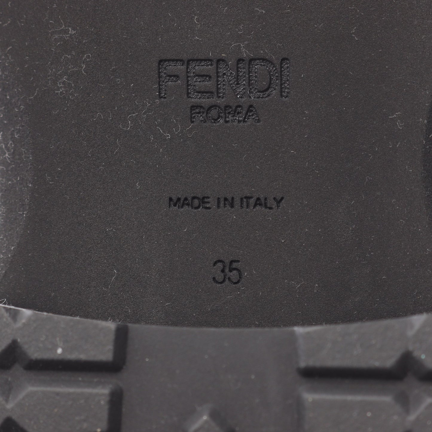 ズッカ ロング ブーツ ファブリック レザー ベージュ ブラック フェンディ シューズ FENDI