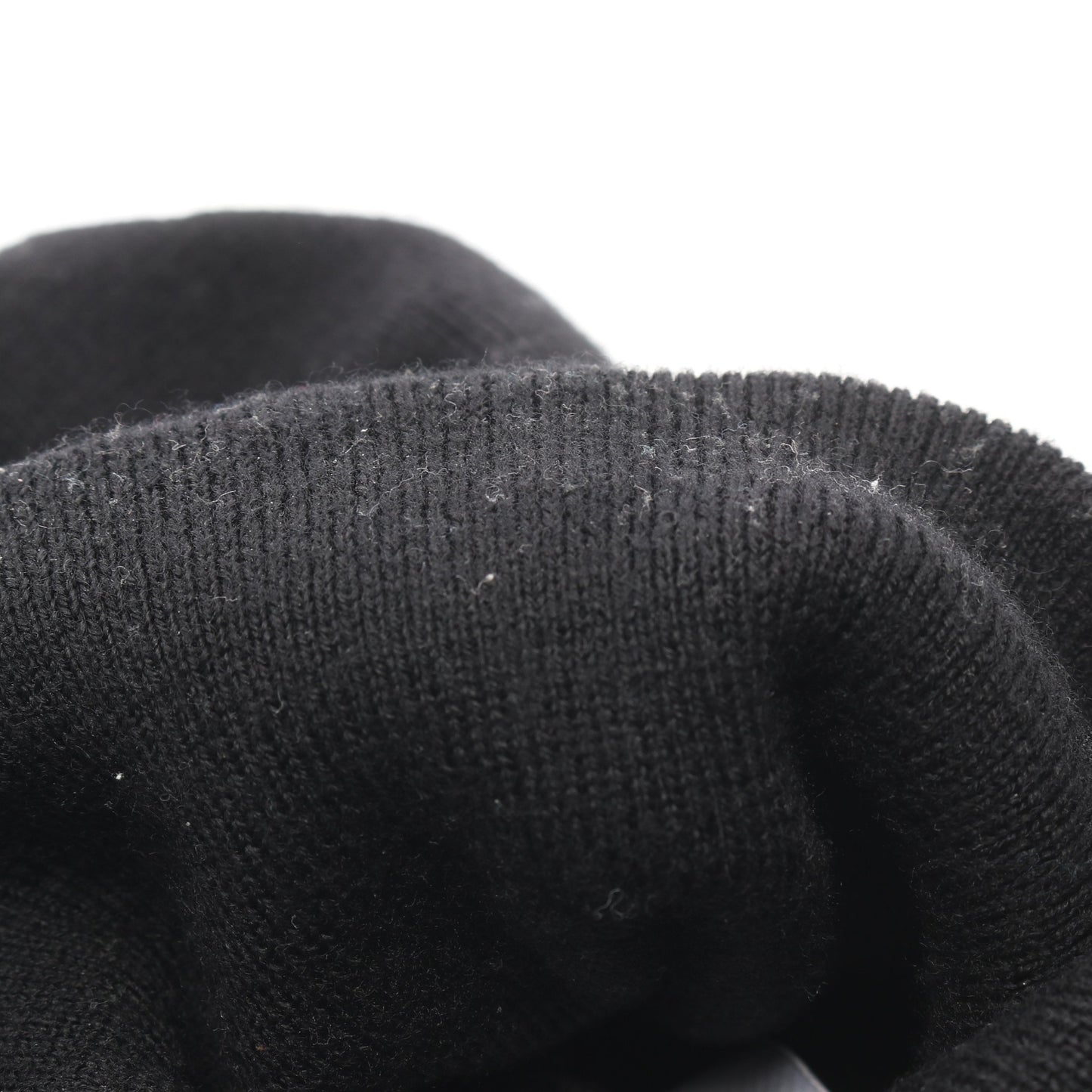 ロゴ ニット帽 ビーニー ウール ブラック モンクレールグルノーブル 財布・小物 MONCLER GRENOBLE