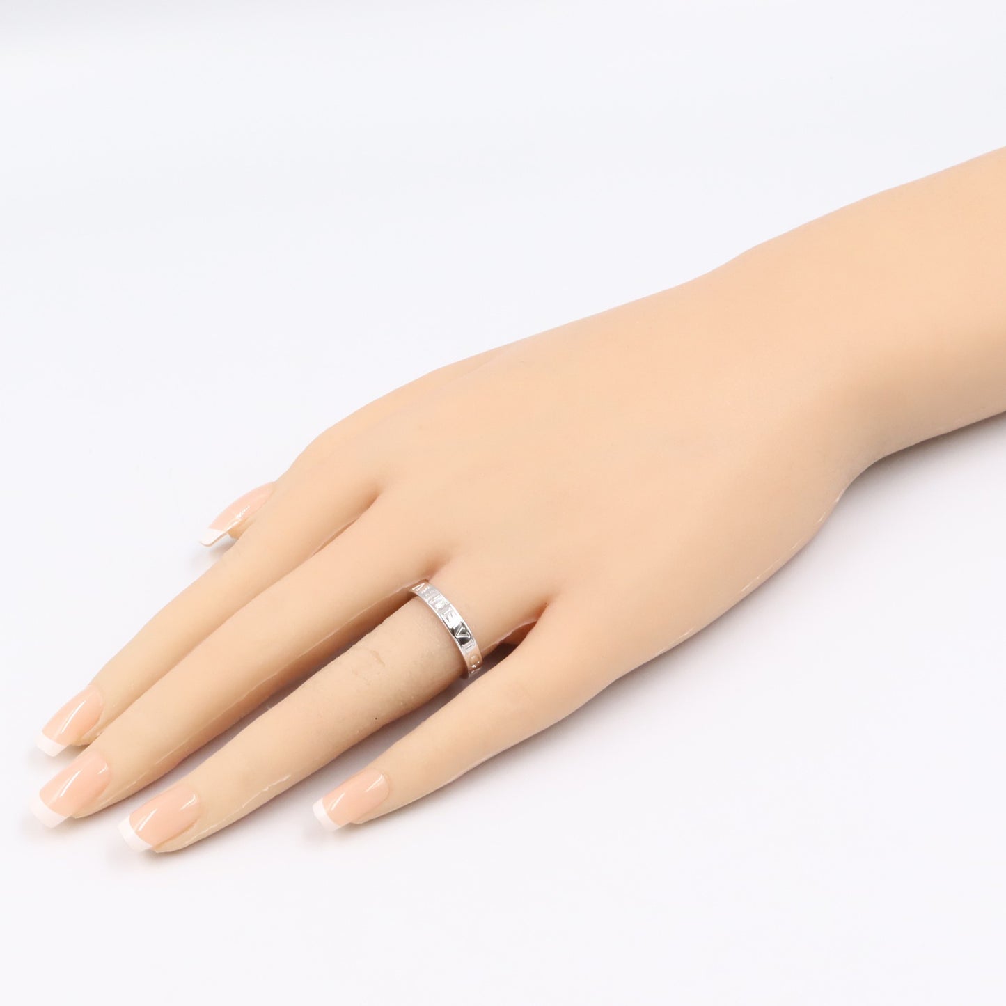 B-zero1 ビーゼロワン リング 1PD リング 指輪 K18WG ダイヤモンド ホワイトゴールド クリア ブルガリ アクセサリー BVLGARI