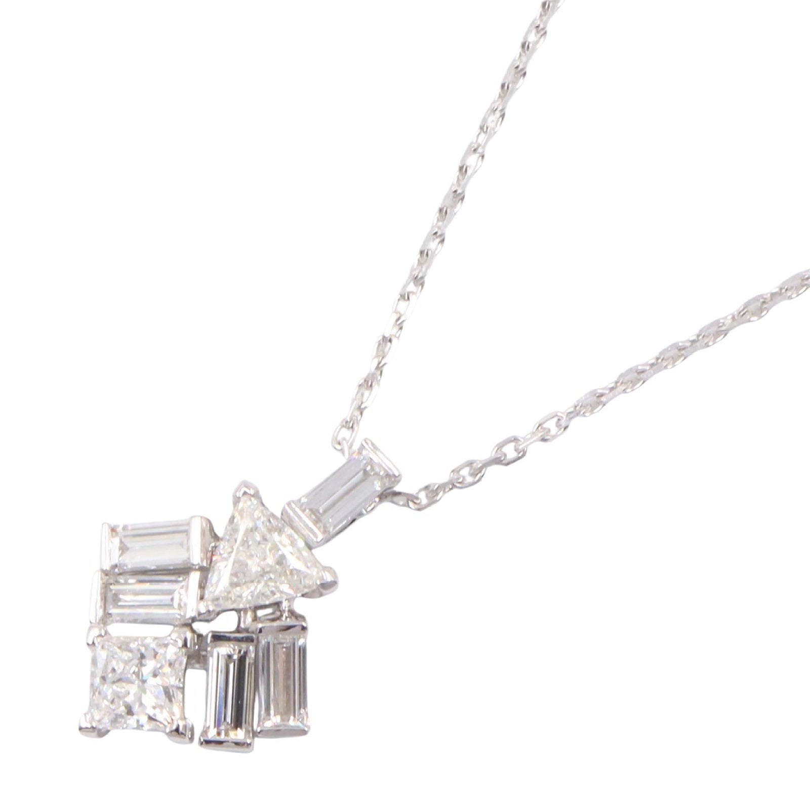 アクセサリー Cartier ダイヤ リフレクション ネックレス ネックレス K18WG ダイヤモンド