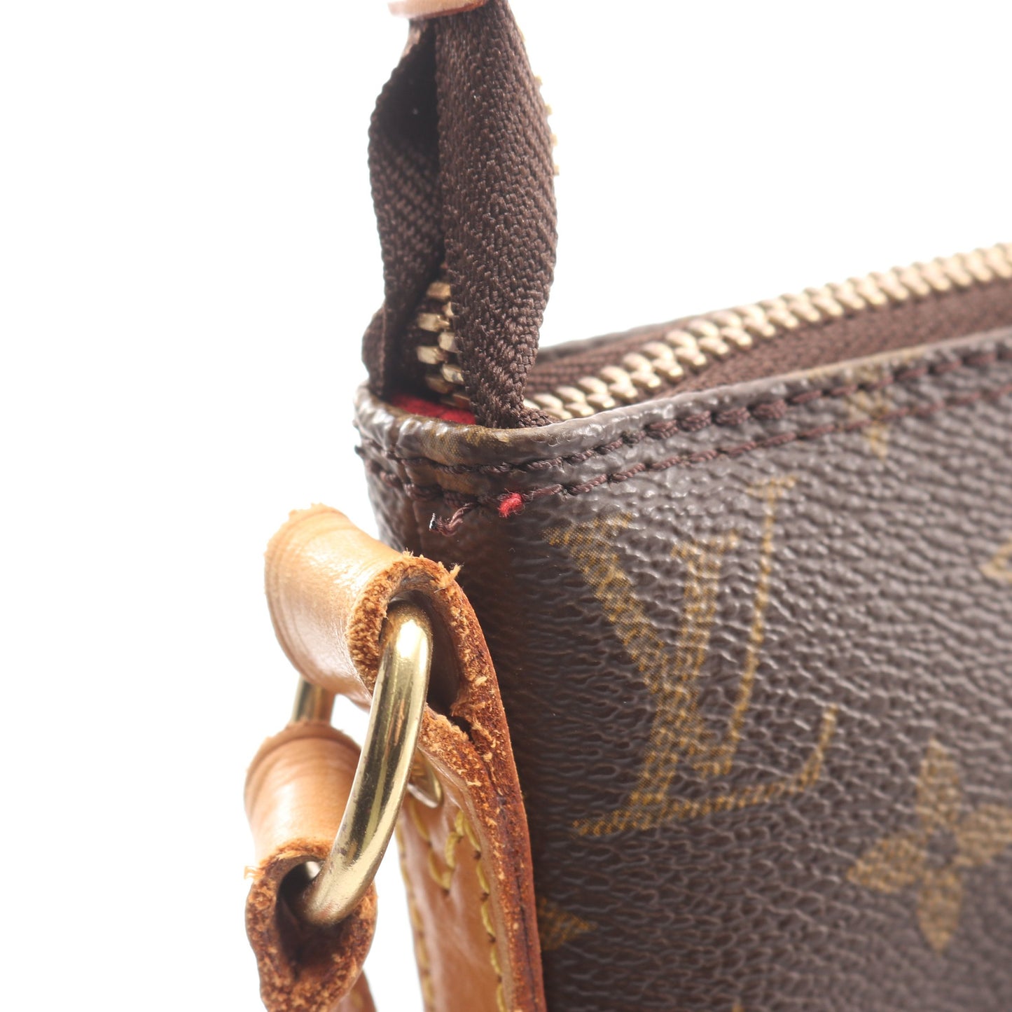 アムファースリー ヴァニティスター モノグラム ショルダーバッグ PVC レザー ブラウン ルイヴィトン バッグ LOUIS VUITTON