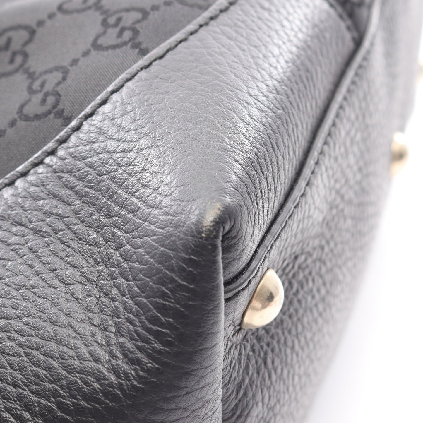 GG柄 ショルダーバッグ トートバッグ ナイロン レザー ブラック グッチ バッグ GUCCI