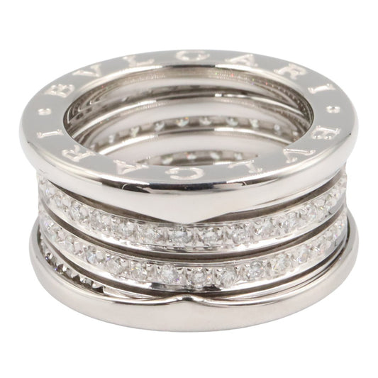 B-zero1 ビーゼロワン リング 4バンド リング 指輪 K18WG ダイヤモンド ホワイトゴールド クリア ブルガリ アクセサリー BVLGARI