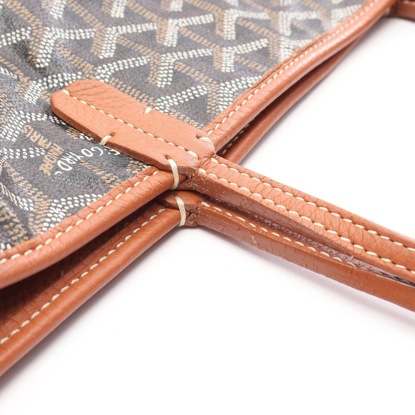 アーディPM ハンドバッグ トートバッグ コーティングキャンバス レザー ブラック ブラウン ゴヤール バッグ GOYARD