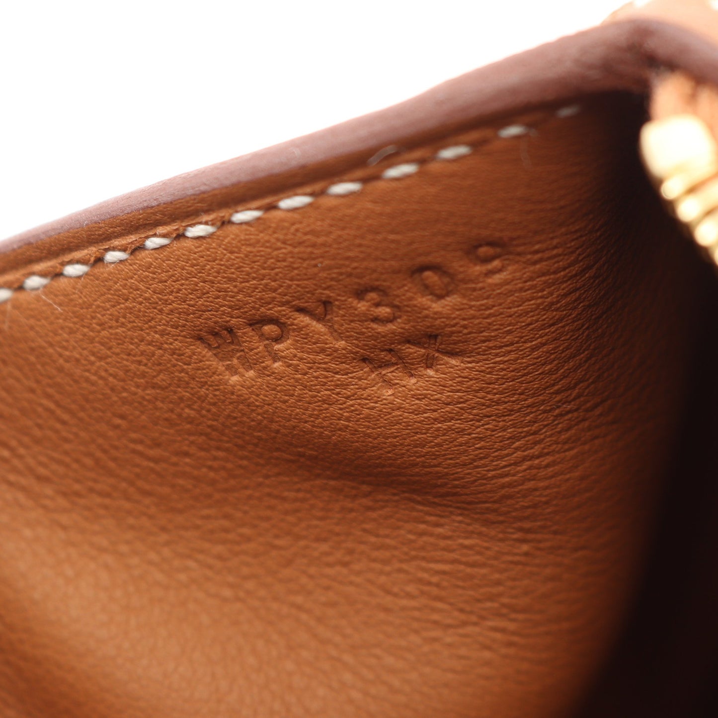 リンディ ミニ ゴールド ショルダーバッグ トリヨンクレマンス ブラウン ゴールド金具 W刻印 エルメス バッグ HERMES