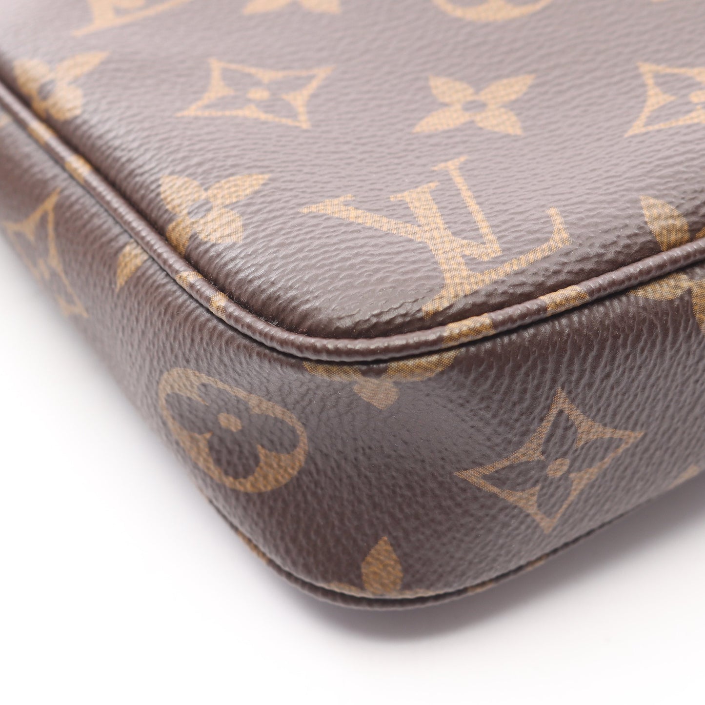 LV × TM ポシェットアクセソワール モノグラムパンダ 2WAY ハンドバッグ PVC レザー ブラウン マルチカラー ルイヴィトン バッグ LOUIS VUITTON