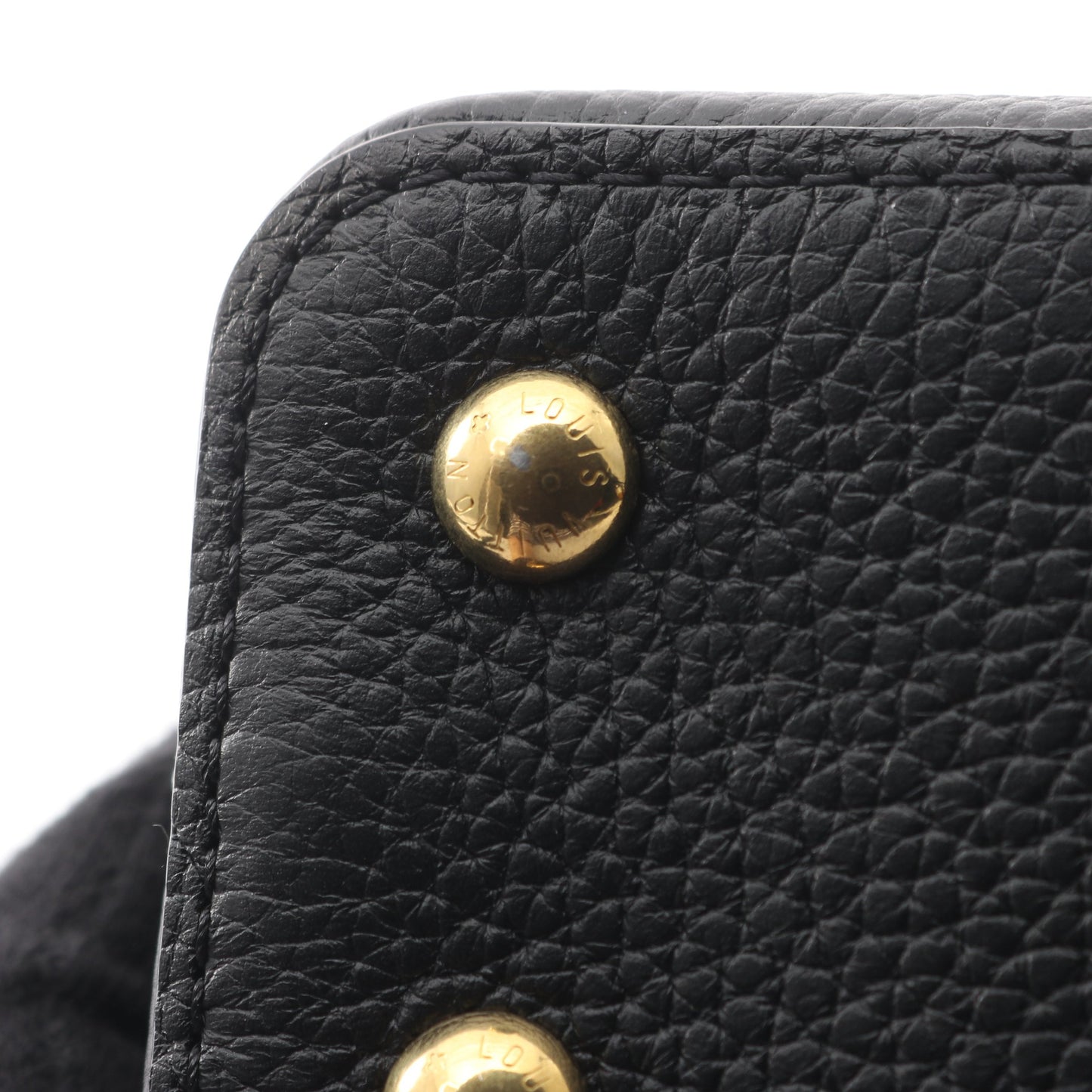 カプシーヌMINI 2WAY ハンドバッグ トリヨンレザー ブラック ルイヴィトン バッグ LOUIS VUITTON