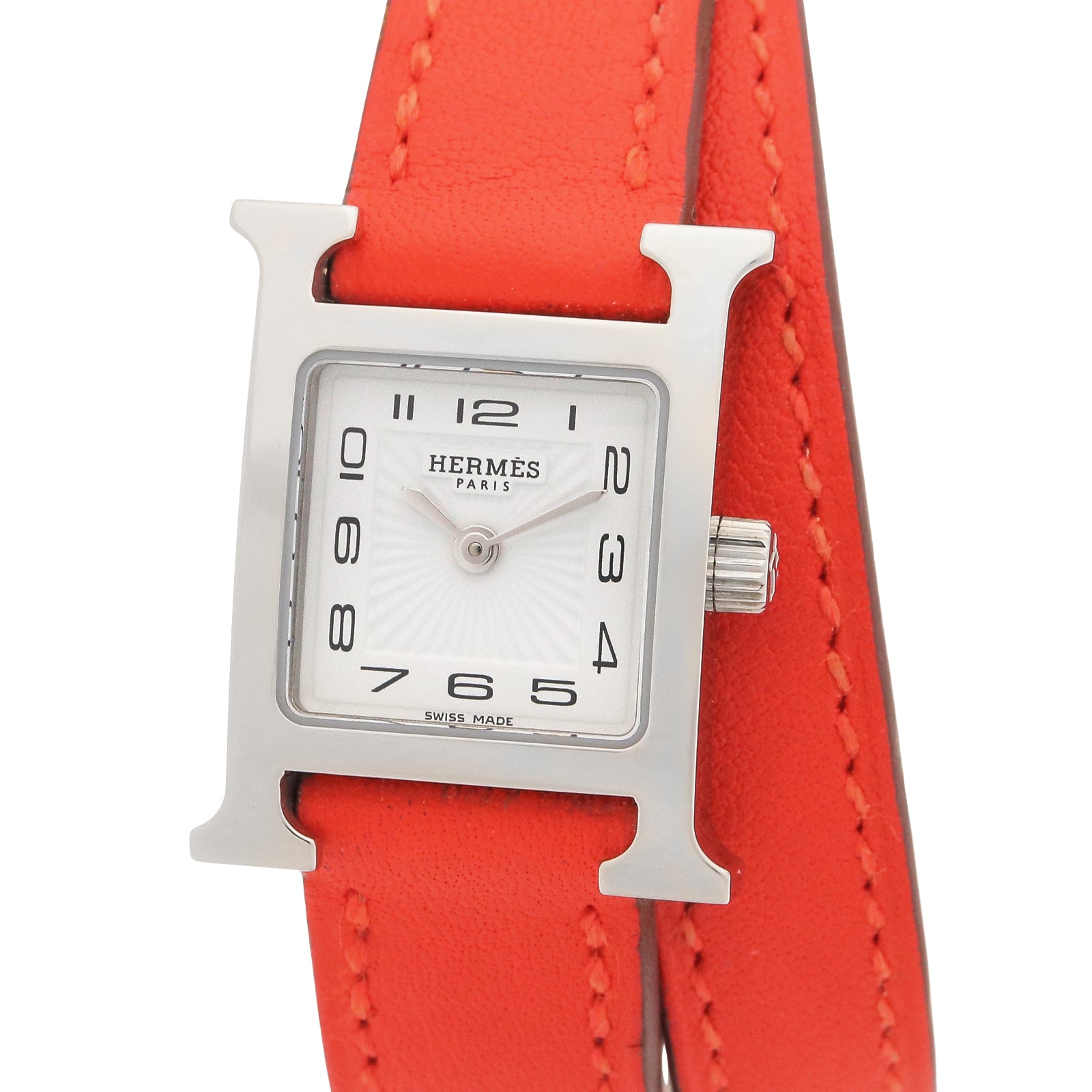 エルメス　レディース　時計 HERMES エルメス レディース腕時計 クロアジュール QZ SS コンビ