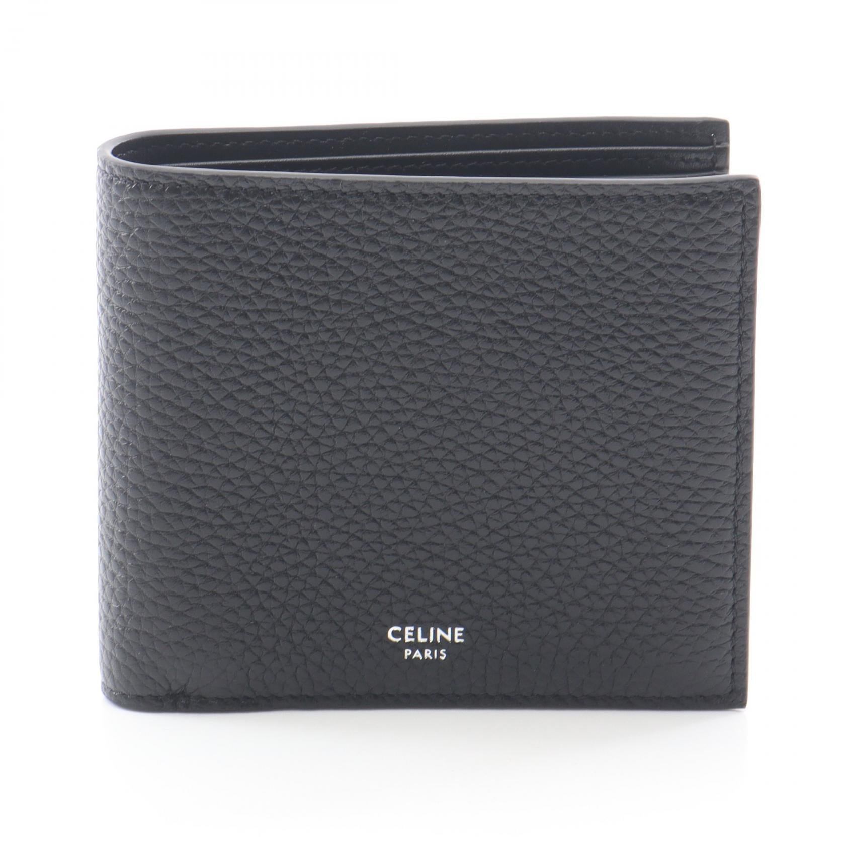 セリーヌ　二つ折り　財布 CELINE セリーヌ 2つ折り財布 小銭入れ付き/BI-FOLD WALLET メンズ