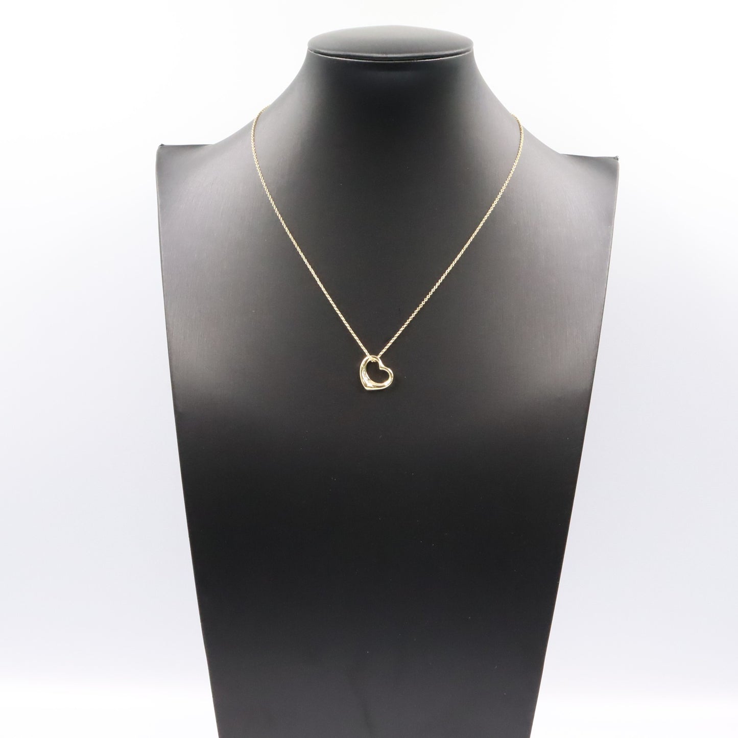 オープンハート ネックレス 5PD ネックレス K18YG ダイヤモンド イエローゴールド クリア ティファニー アクセサリー TIFFANY & Co.