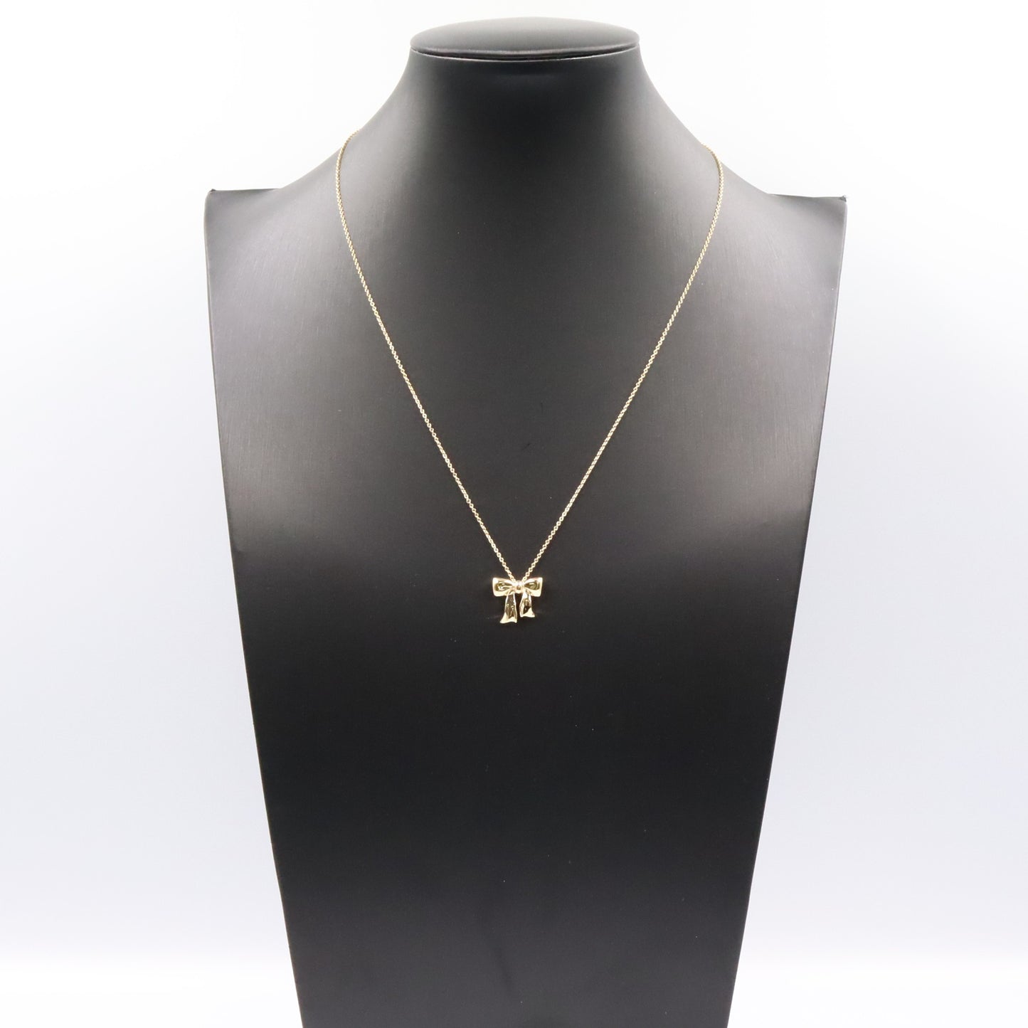 ブルー ボックスボウ ネックレス ネックレス K18YG イエローゴールド ティファニー アクセサリー TIFFANY & Co.