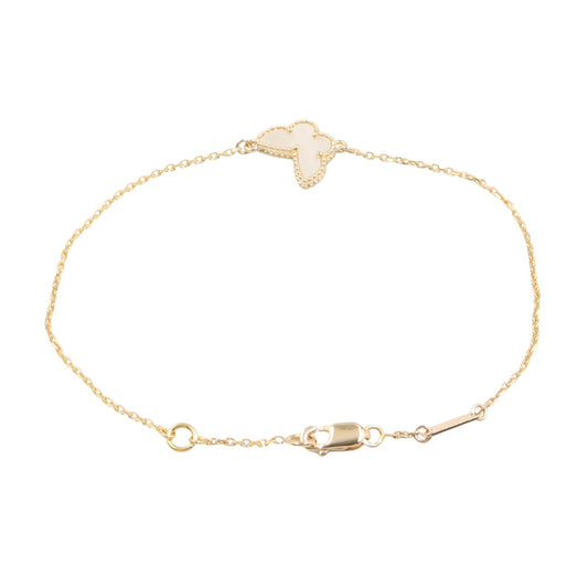 スウィート パピヨン マザーオブパール ブレスレット ブレスレット K18YG マザーオブパール イエローゴールド ホワイト ヴァンクリーフアンドアーペル