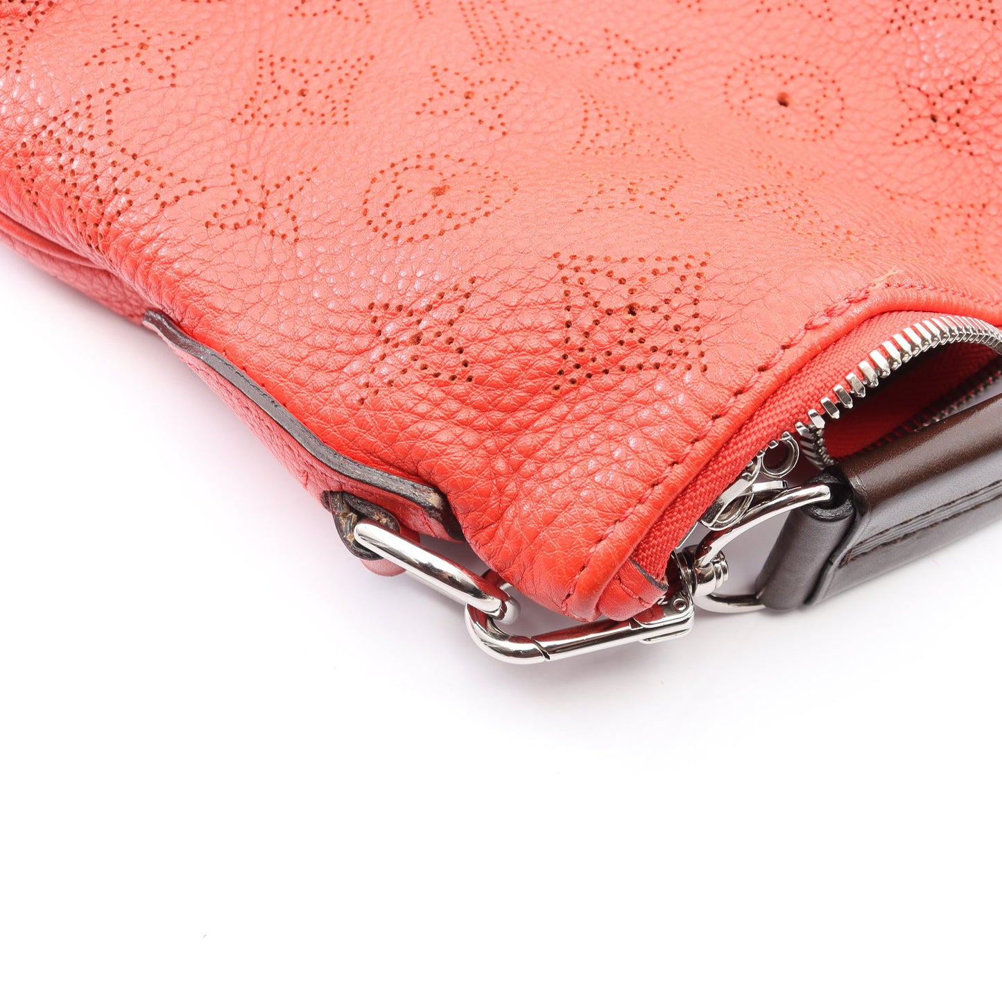 セレネMM マヒナ コライユ 2WAY ショルダーバッグ レザー オレンジレッド ダークブラウン ルイヴィトン バッグ LOUIS VUITTON