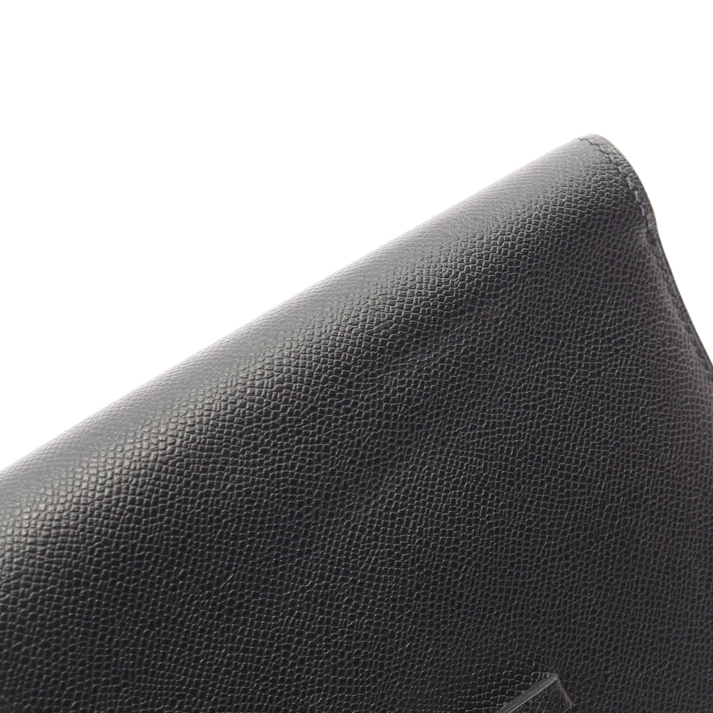 ベアンコンパクト 二つ折り財布 ヴォーマダム ブラック ゴールド金具 W刻印 エルメス 財布・小物 HERMES