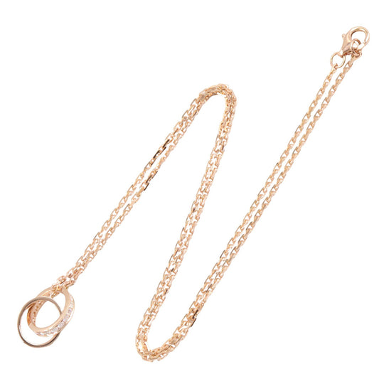 ベビーラブ ダイヤ ネックレス ネックレス K18PG ダイヤモンド ピンクゴールド クリア カルティエ