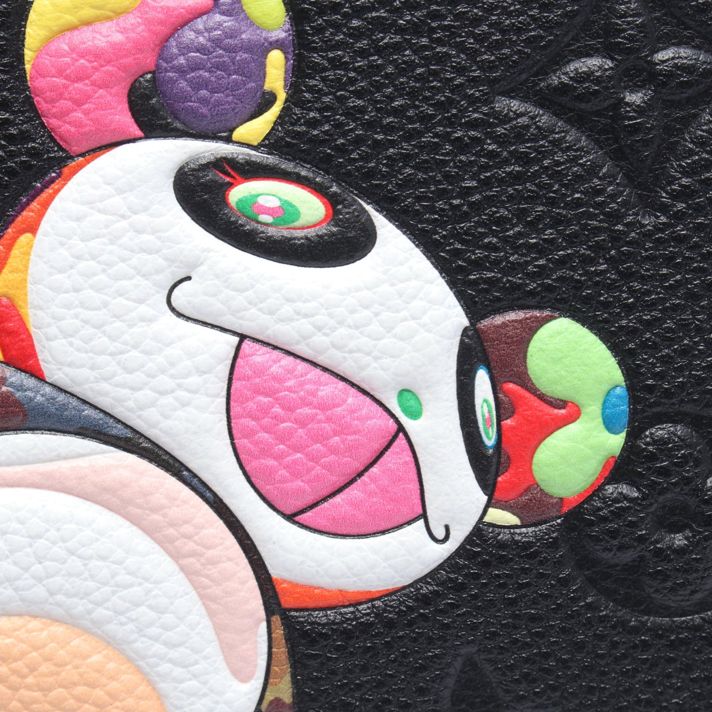 LV × TM ジッピーウォレット モノグラムアンプラントパンダ ラウンドファスナー長財布 レザー ブラック マルチカラー ルイヴィトン 財布・小物 LOUIS VUITTON