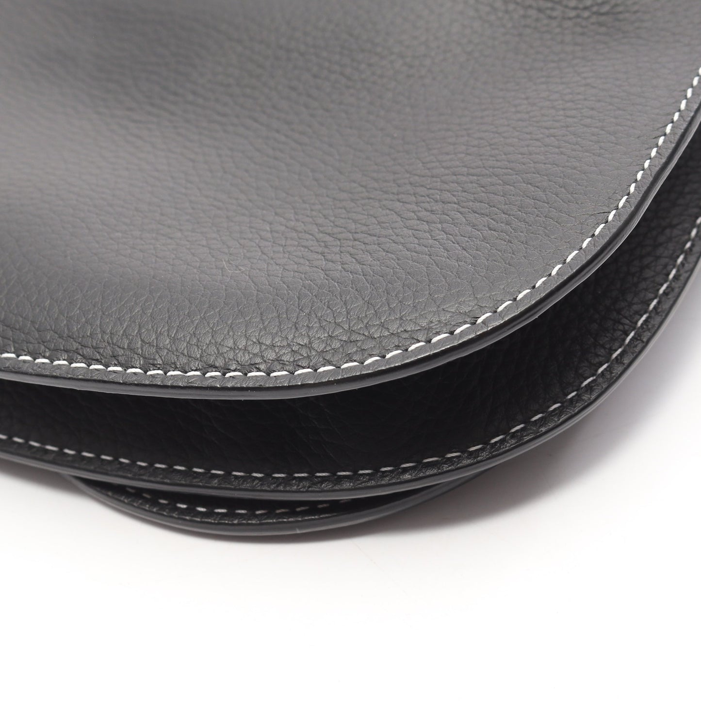 サドルポーチ ショルダーバッグ レザー ブラック クリスチャンディオール バッグ Christian Dior