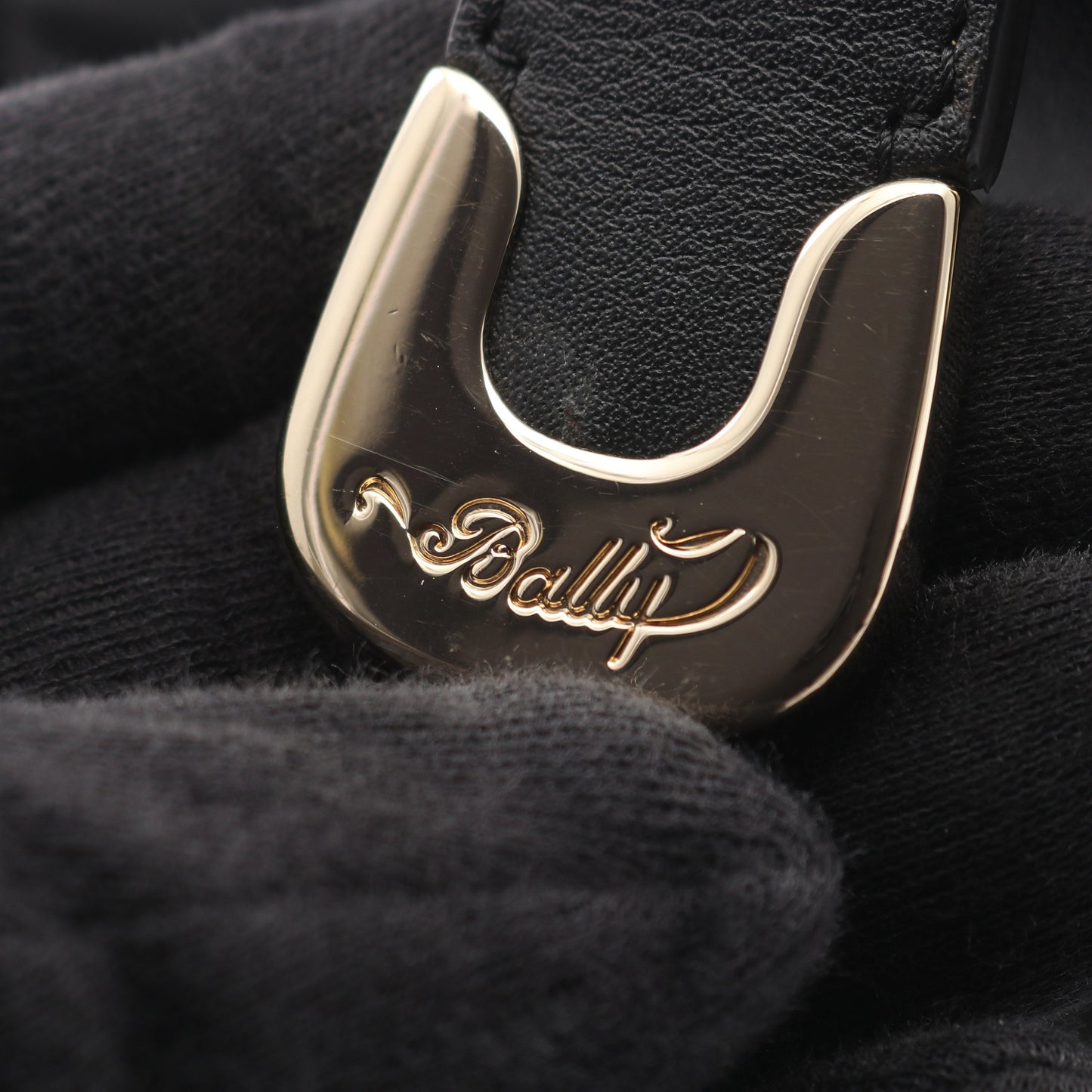 LIOBA ハンドバッグ レザー ブラック バリー バッグ BALLY