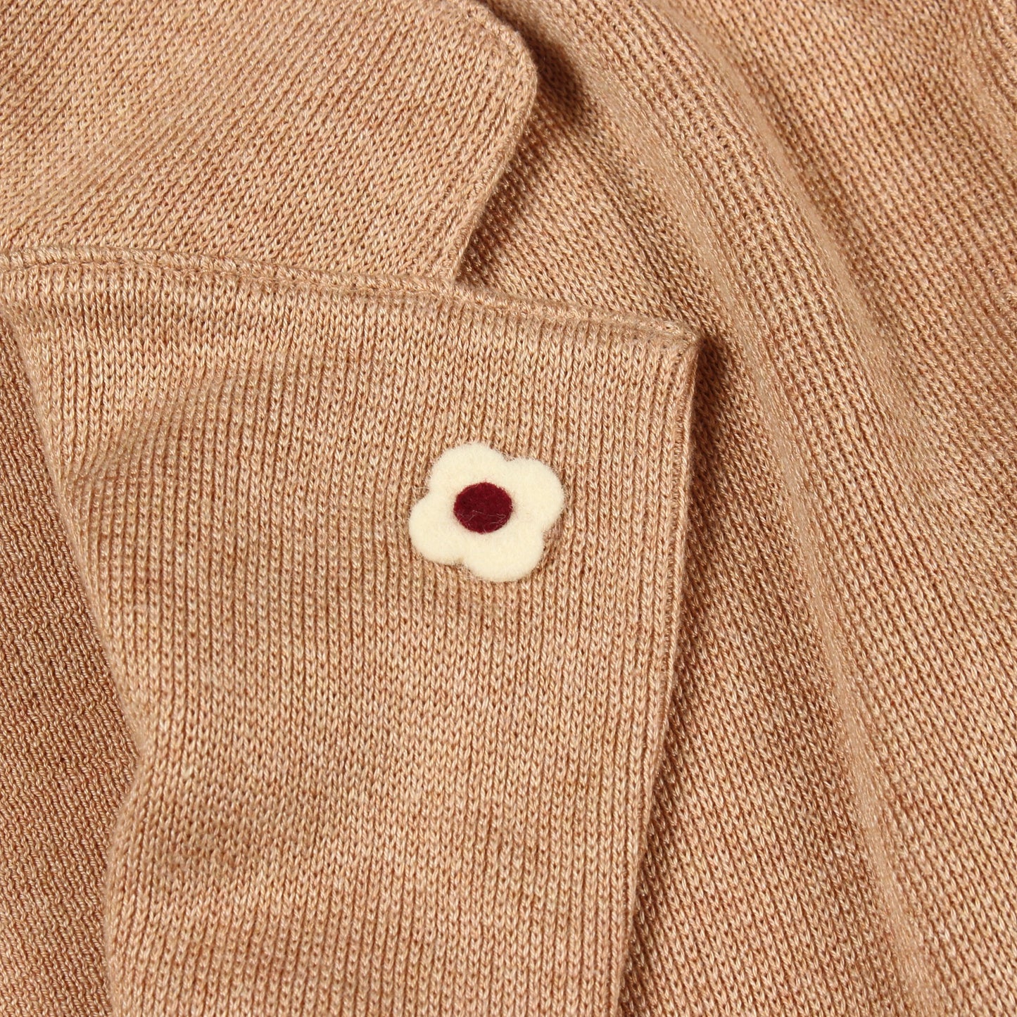 ニット ジャケット コットン ライトブラウン ラルディーニ アウター LARDINI