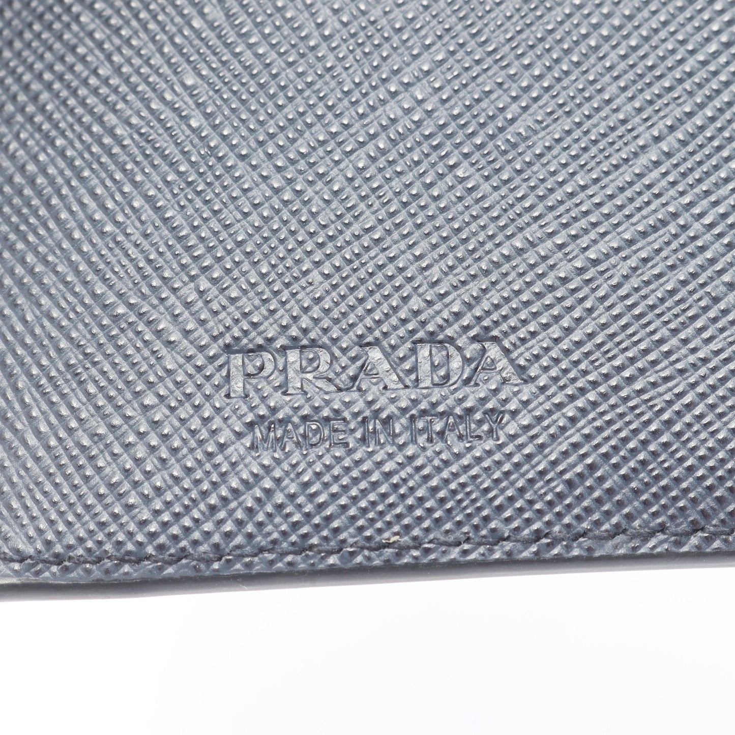 SAFFIANO 二つ折り財布 サフィアーノレザー ネイビー プラダ 財布・小物 PRADA